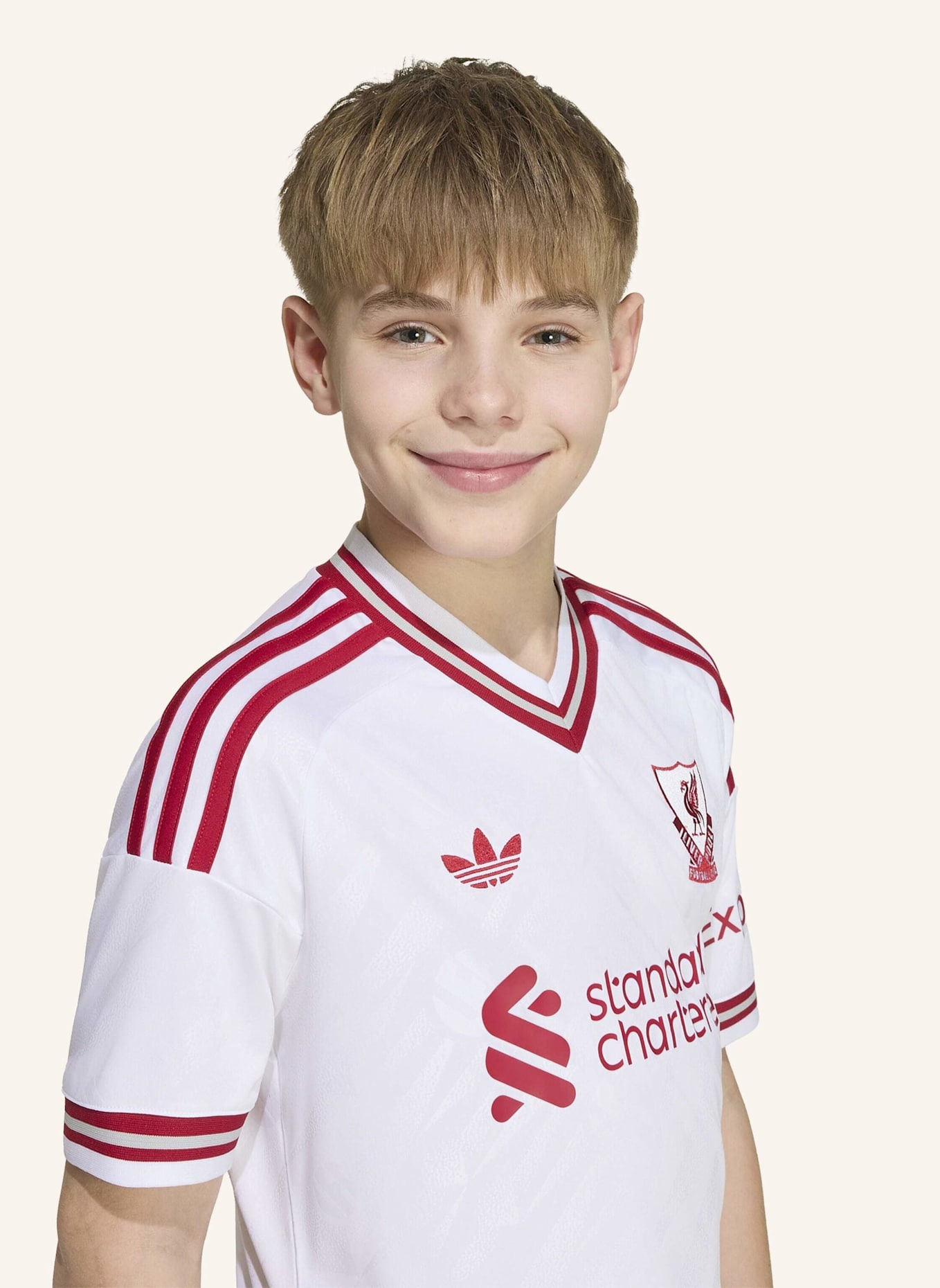 adidas FC LIVERPOOL 26/27 KIDS AUSWÄRTSTRIKOT: WEISS