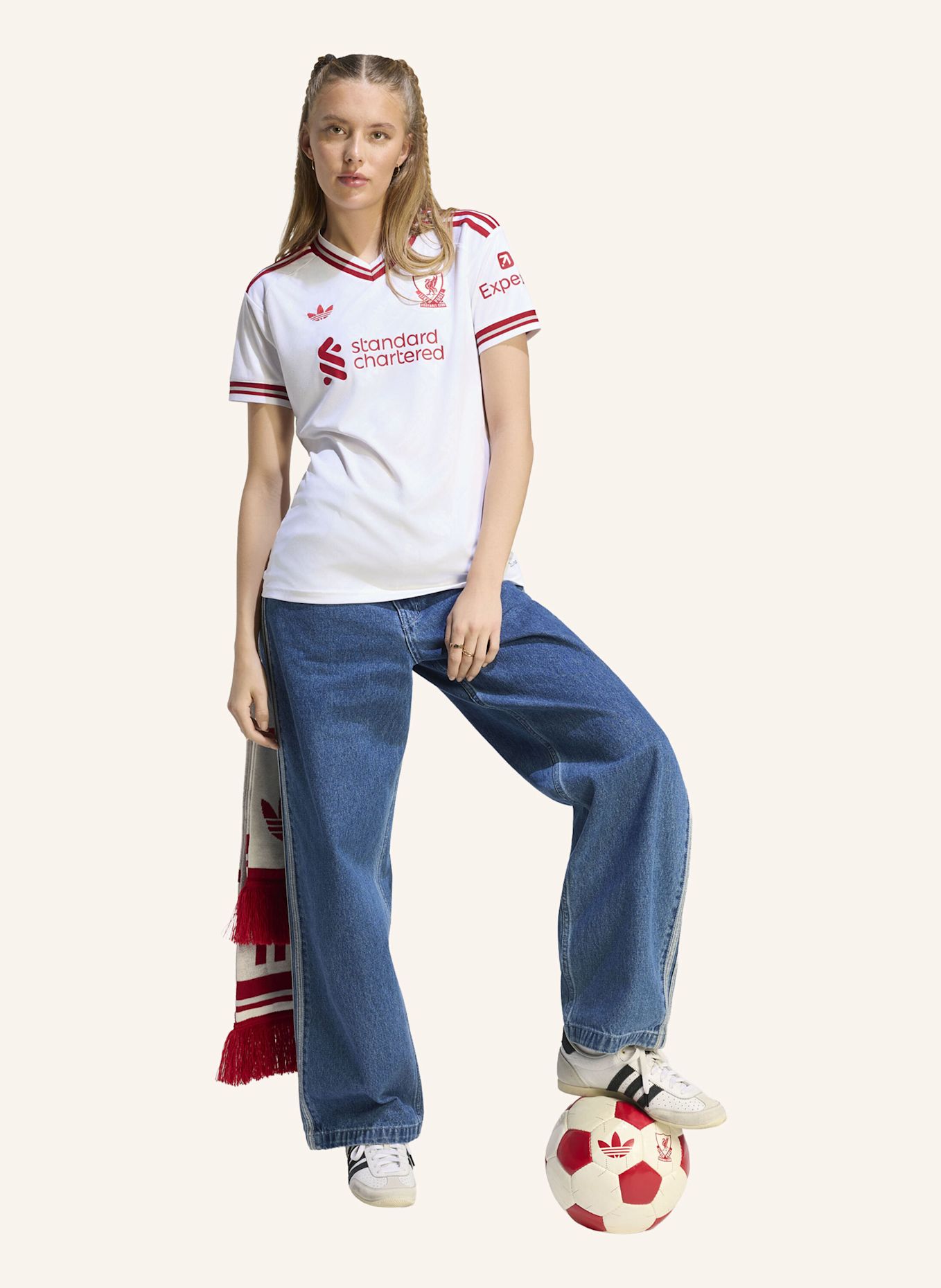 adidas FC LIVERPOOL 26/27 AUSWÄRTSTRIKOT: WEISS