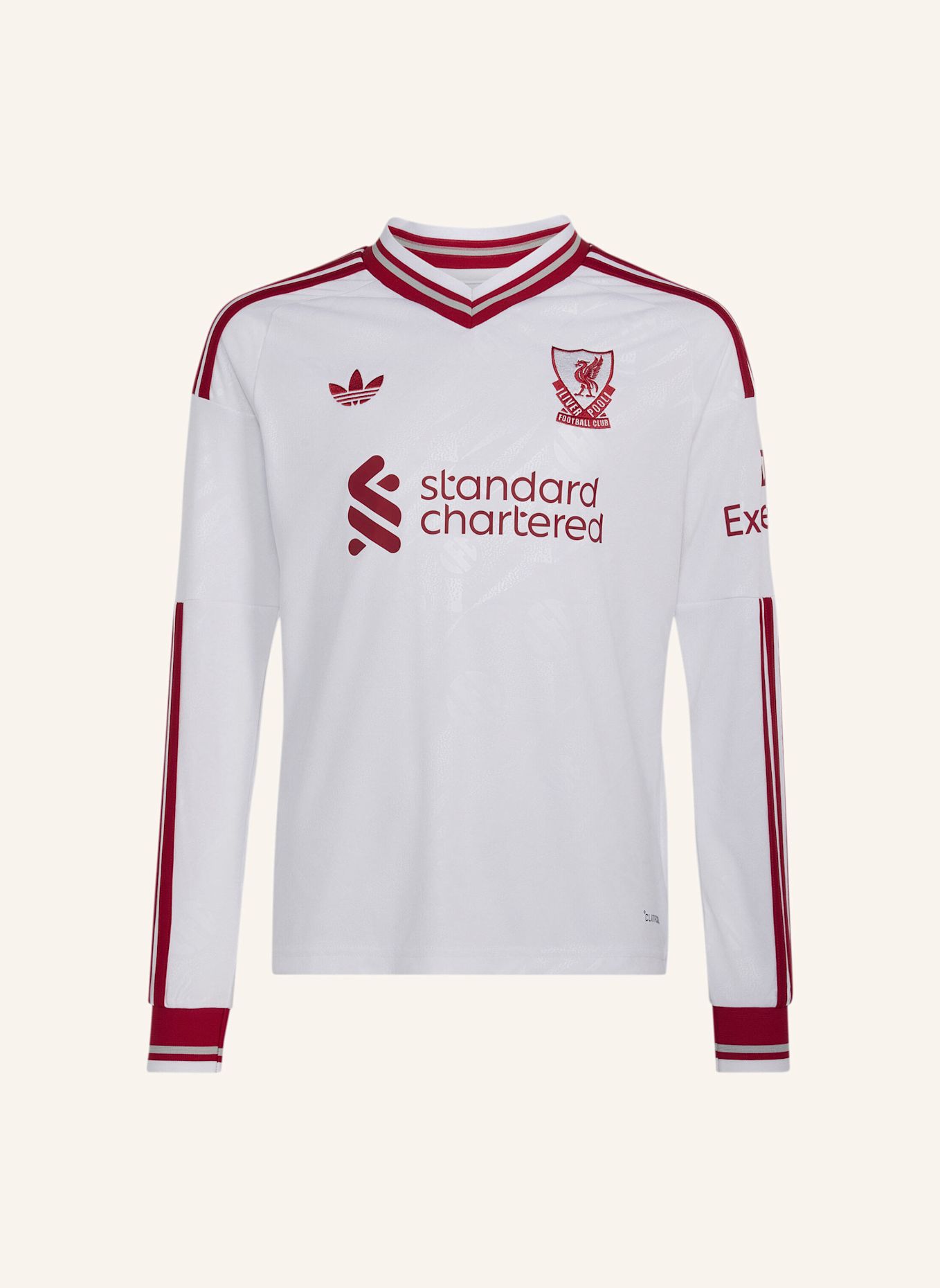 adidas LIVERPOOL FC 26/27 KIDS AUSWÄRTSTRIKOT, LANGÄRMELIG: WEISS