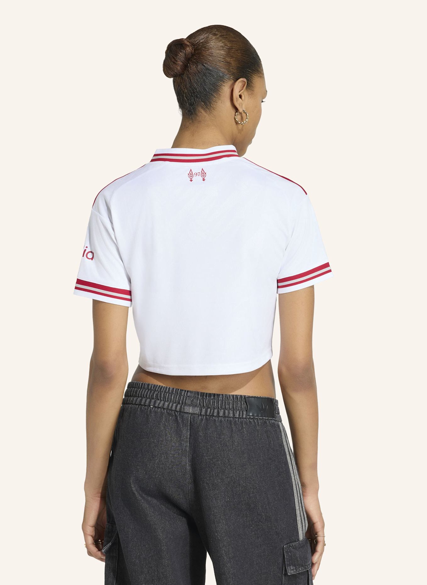 adidas LIVERPOOL FC 26/27 KÜRZER GESCHNITTENES AUSWÄRTSTRIKOT: WEISS
