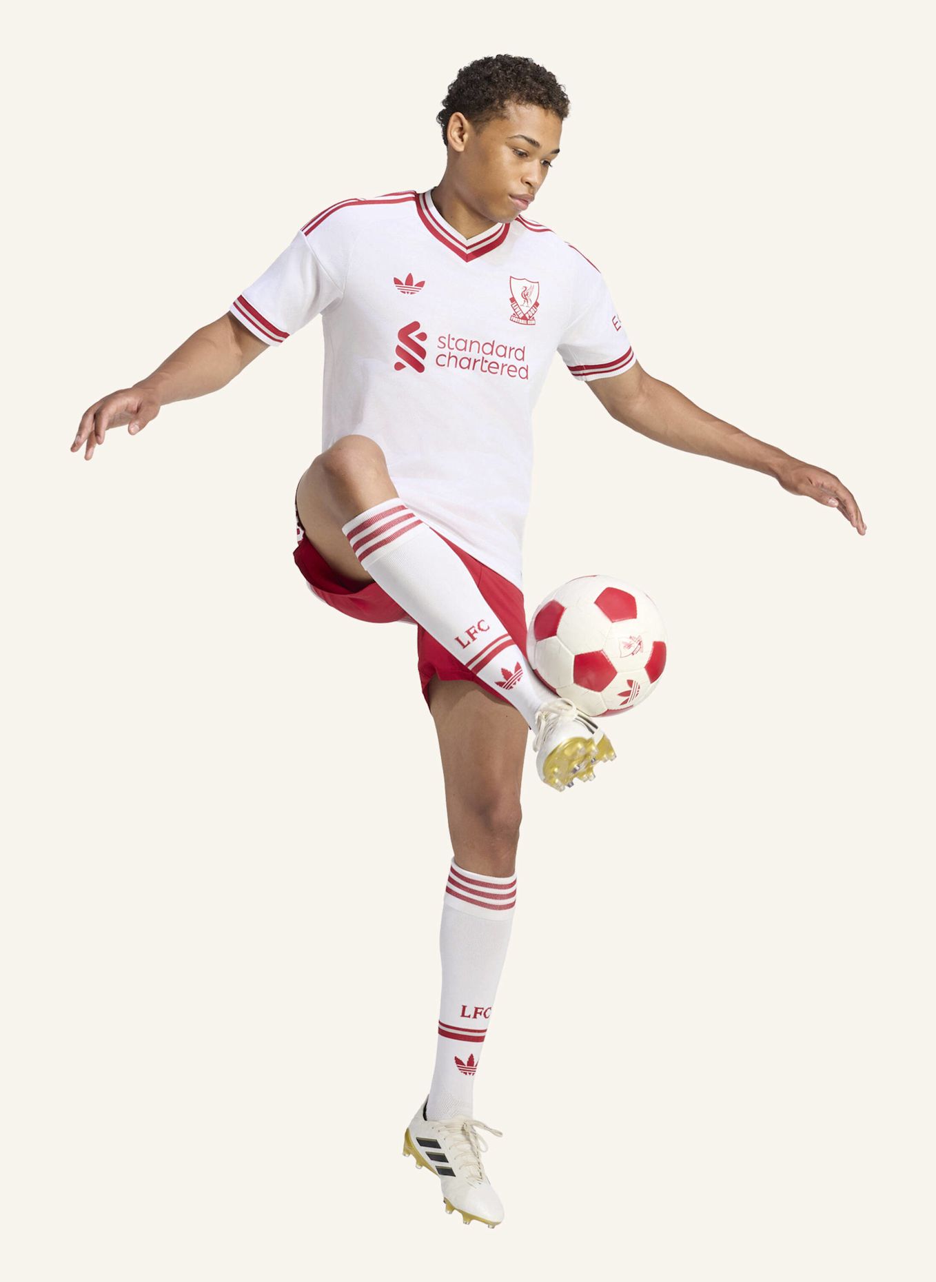 adidas LIVERPOOL FC 26/27 AUTHENTIC AUSWÄRTSTRIKOT: WEISS