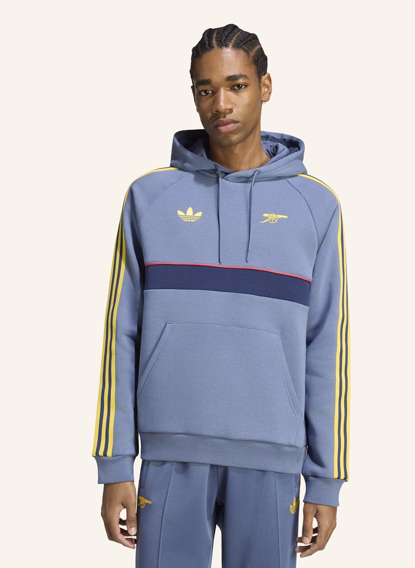 adidas ARSENAL FC OG HOODIE: BLAU