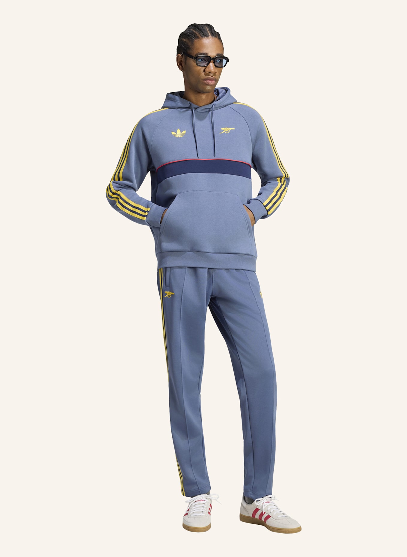 adidas ARSENAL FC OG HOODIE: BLAU