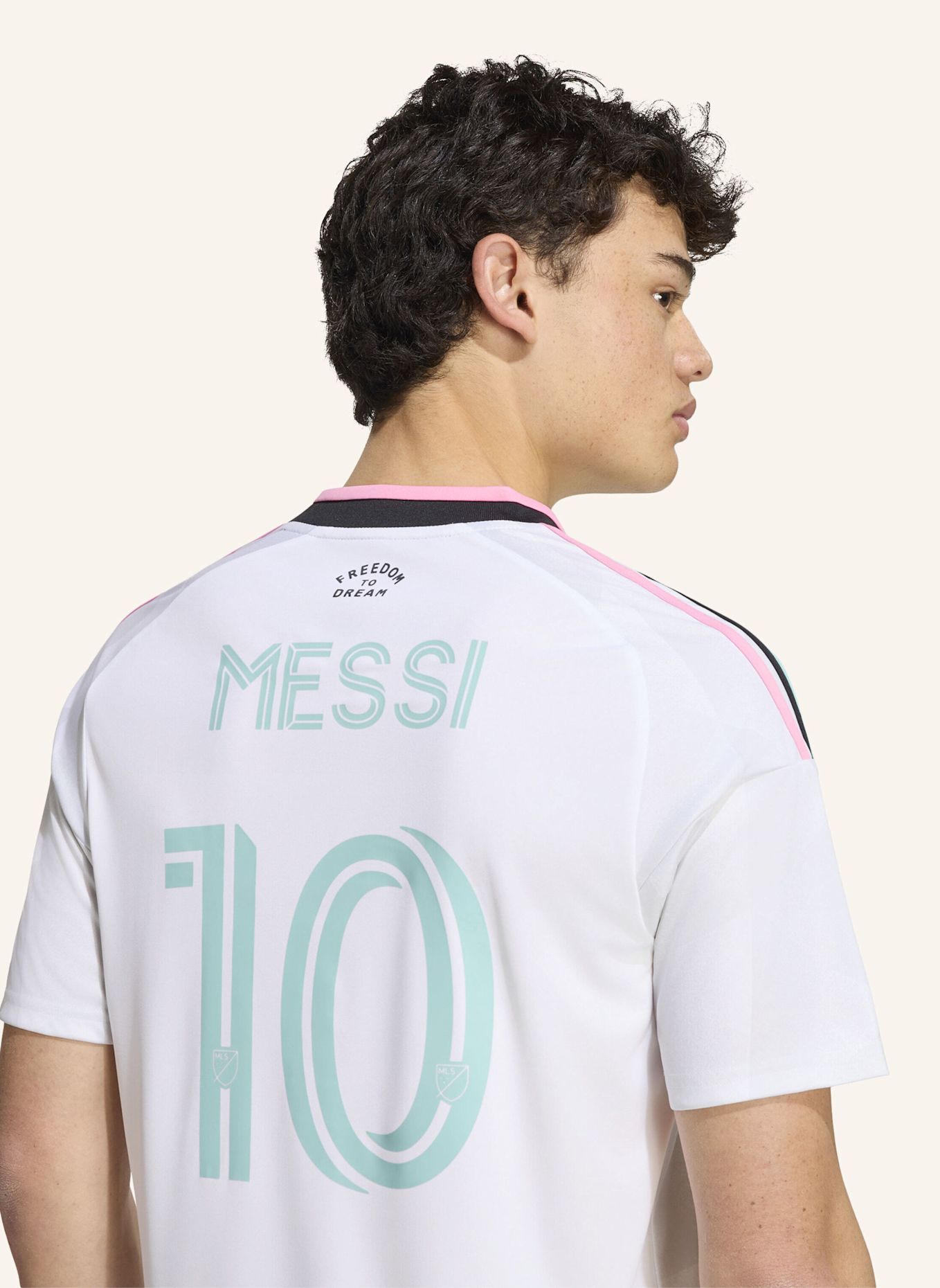 adidas INTER MIAMI CF 2026 AUSWEICHTRIKOT MESSI: WEISS