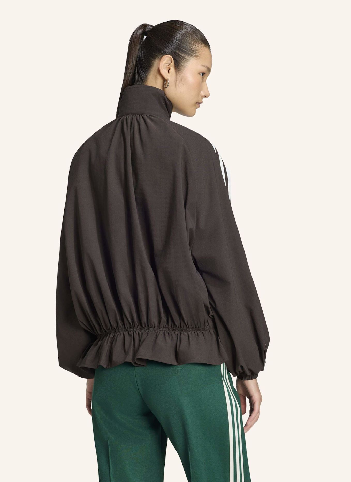 adidas Originals BLOUSY ORIGINALS JACKE, OVERSIZE: BRAUN