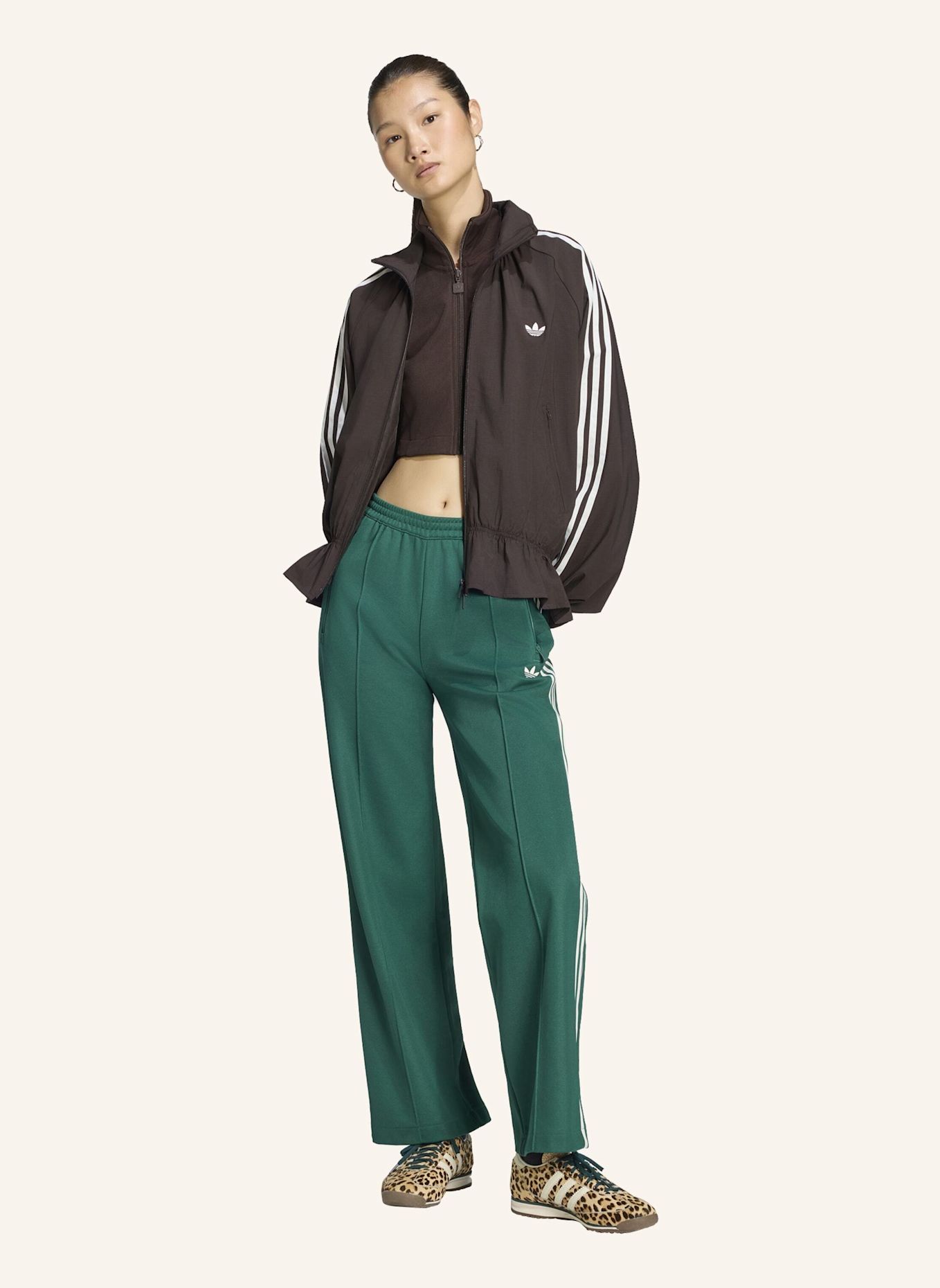 adidas Originals BLOUSY ORIGINALS JACKE, OVERSIZE: BRAUN