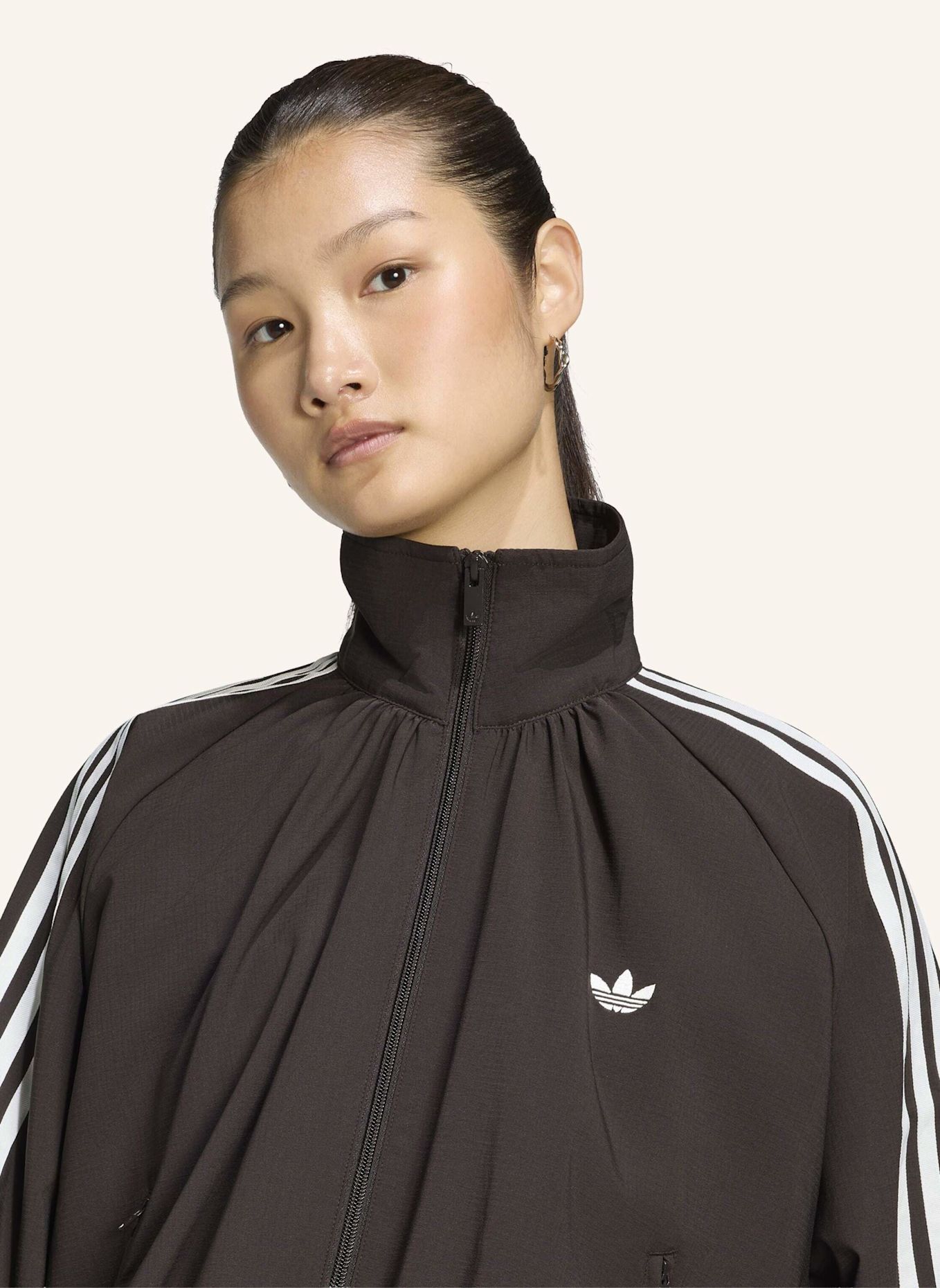 adidas Originals BLOUSY ORIGINALS JACKE, OVERSIZE: BRAUN