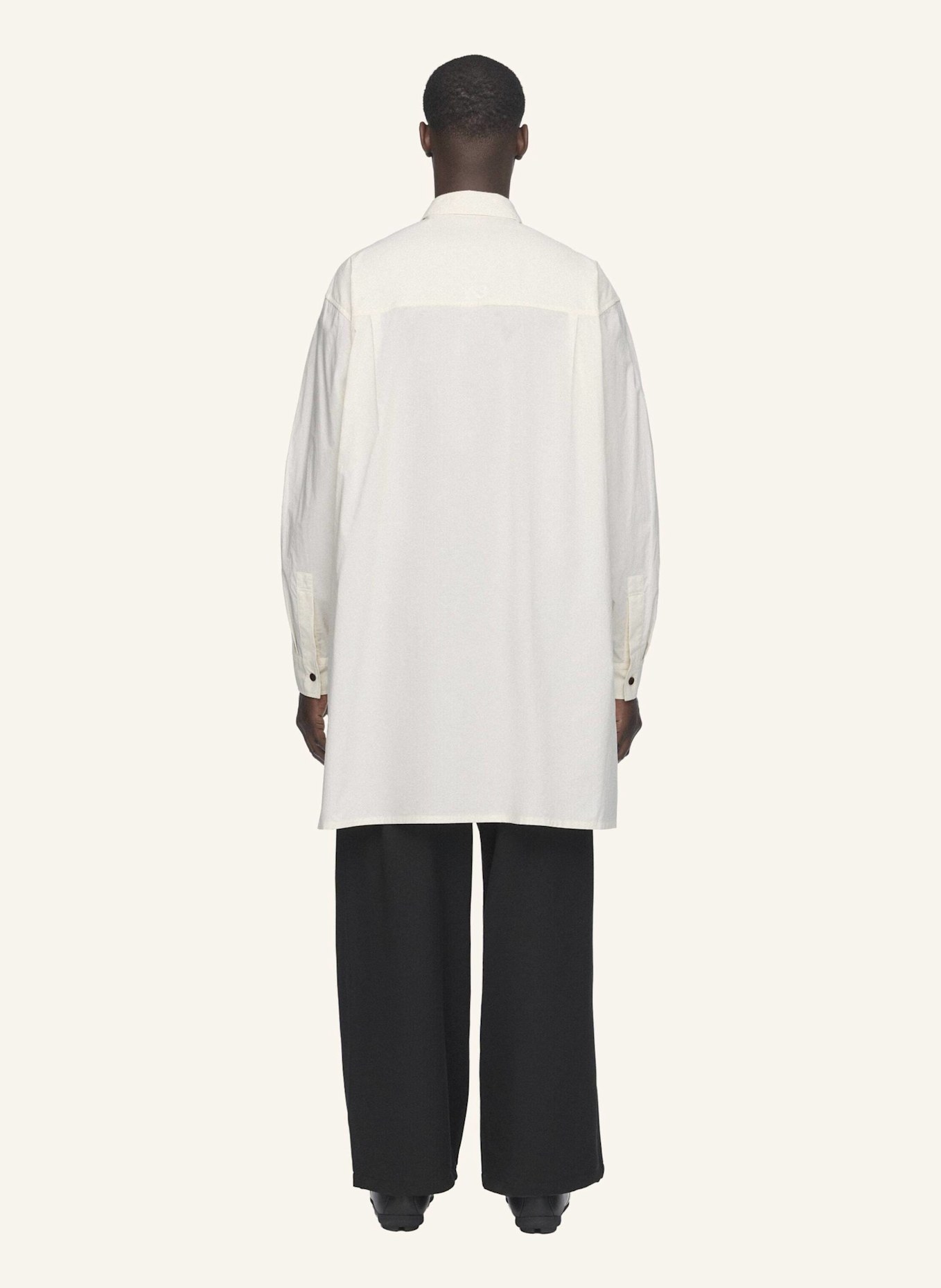 Y-3 Y-3 ADAPTIVE BAUMWOLLHEMD: WEISS