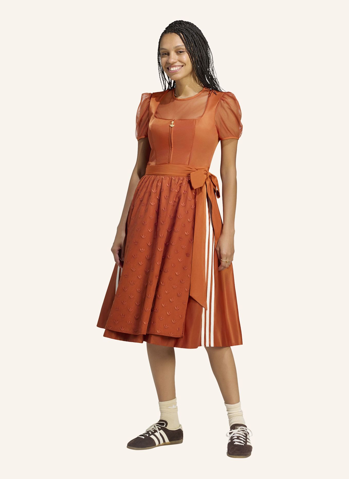 adidas Originals ADIDAS ORIGINALS DIRNDL KLEID: ROT