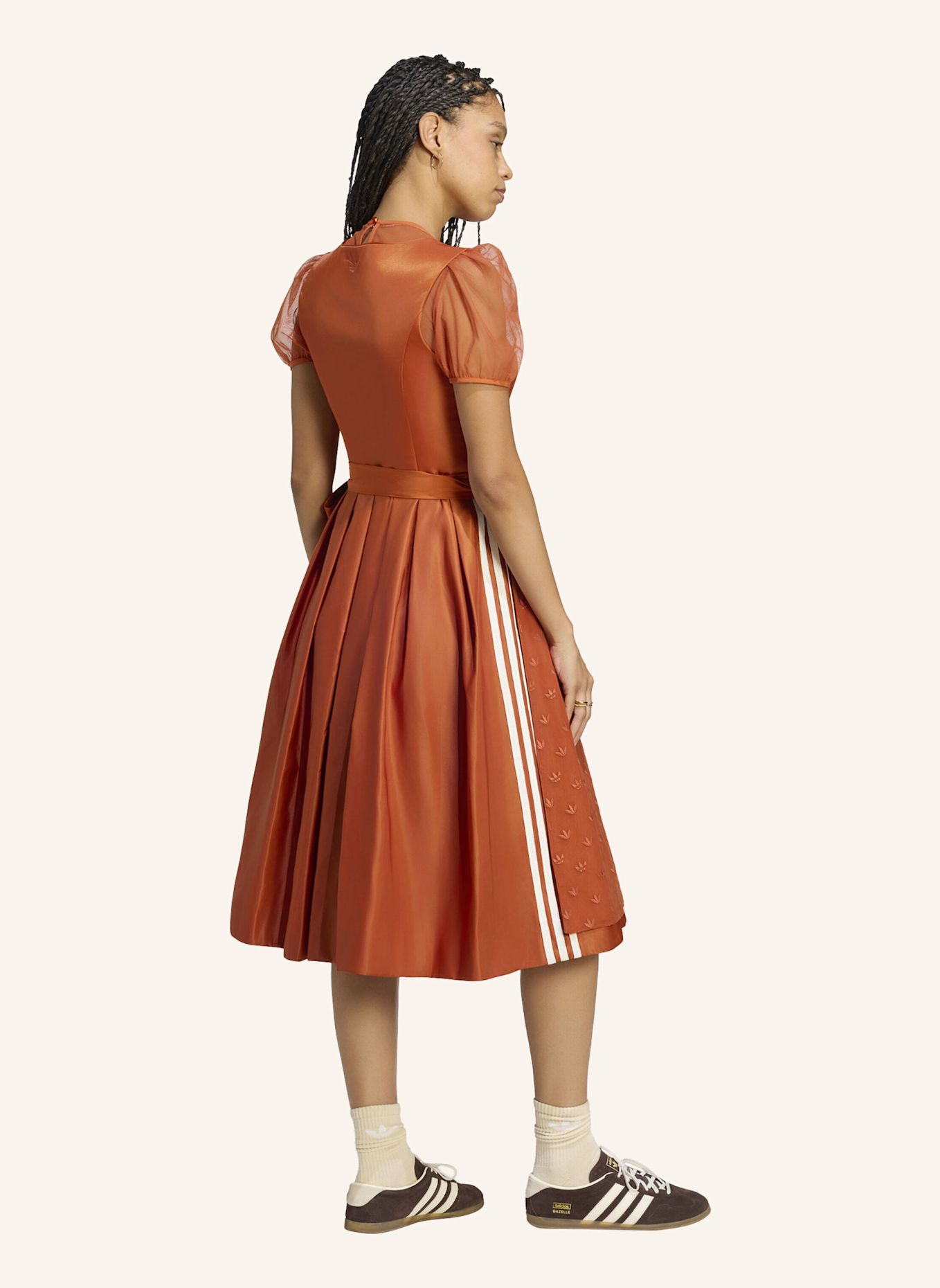 adidas Originals ADIDAS ORIGINALS DIRNDL KLEID: ROT