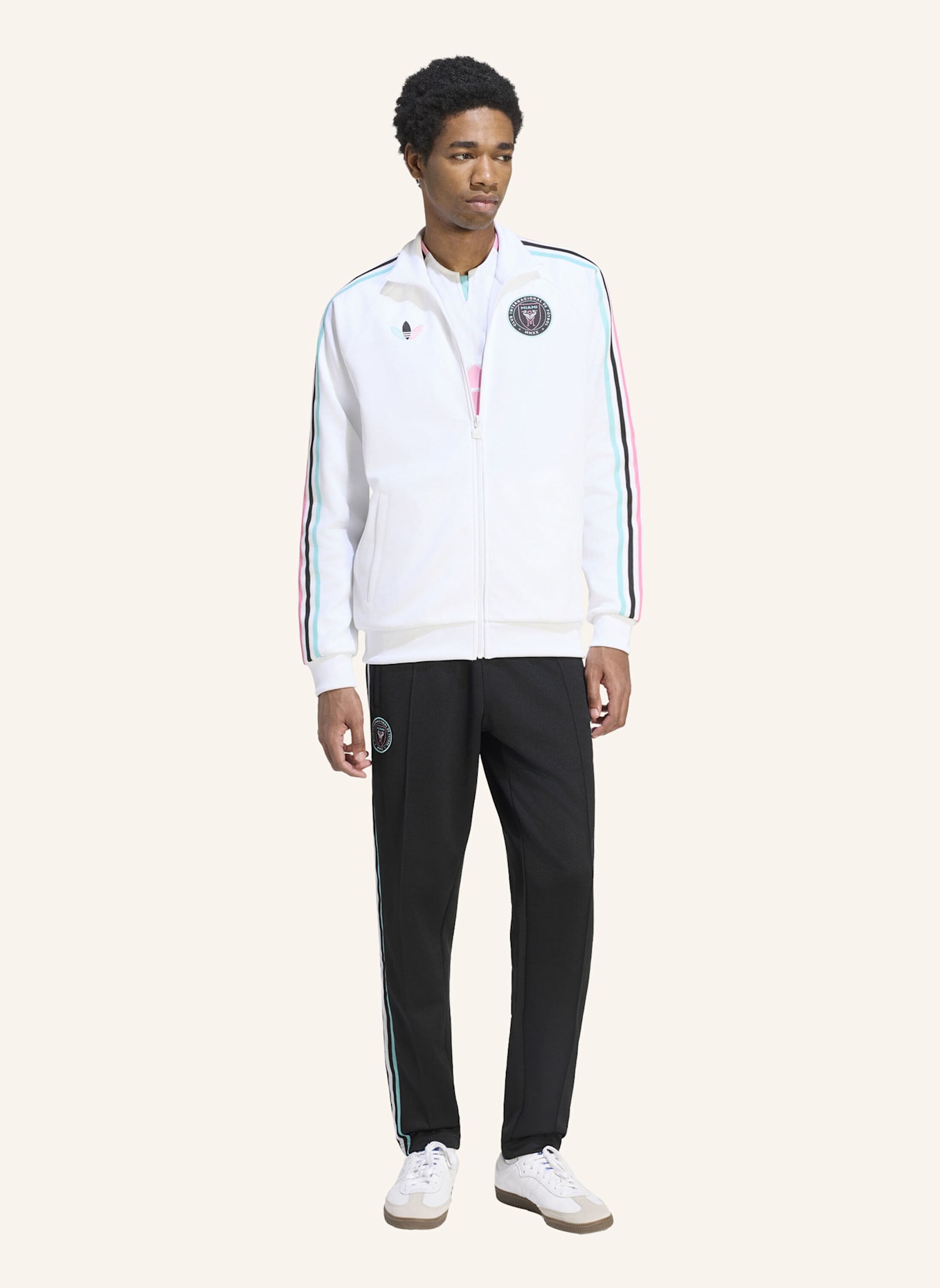 adidas INTER MIAMI ORIGINALS JACKE: WEISS