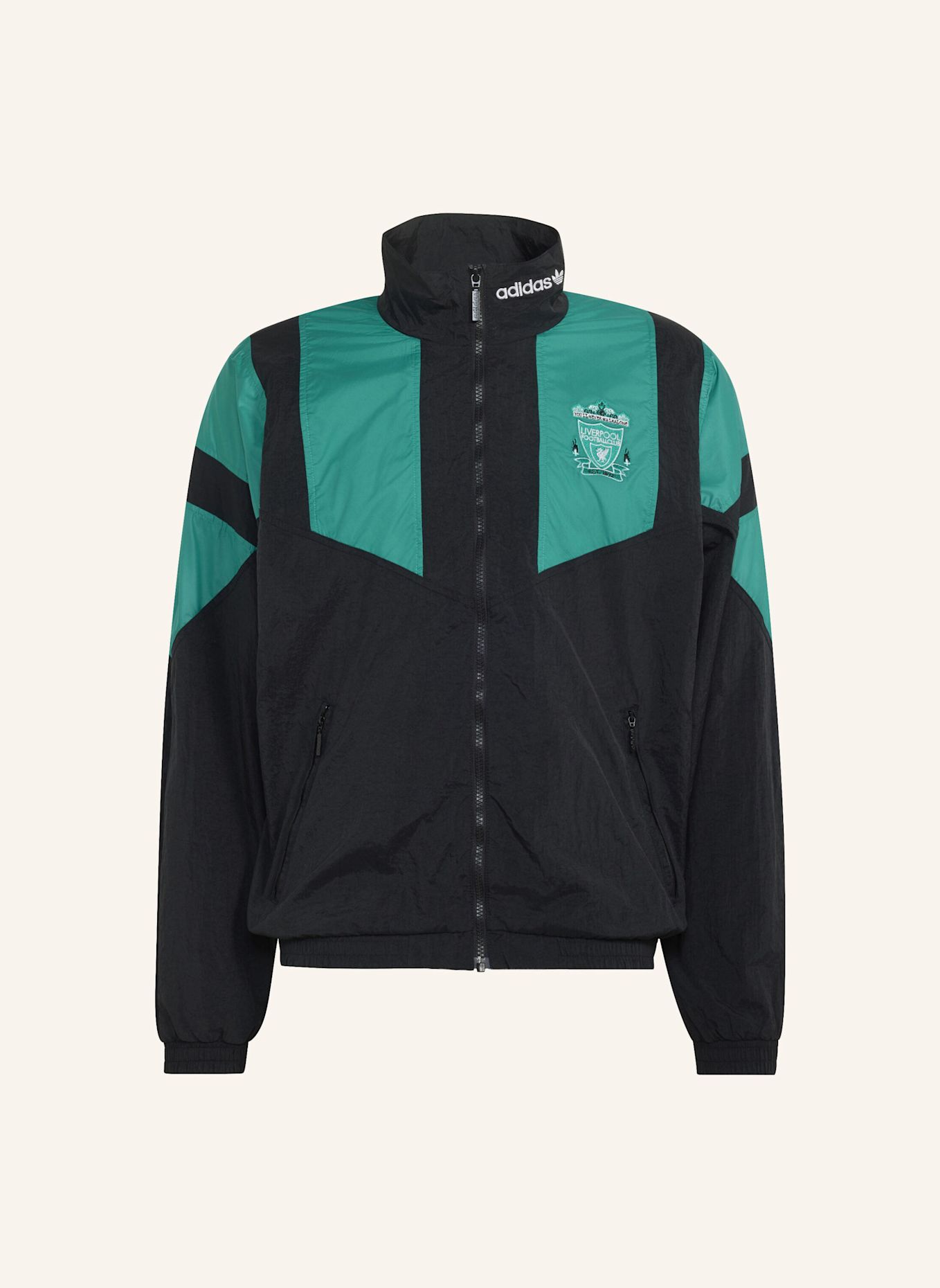 adidas FC LIVERPOOL EQT TRAININGSJACKE: SCHWARZ / GRÜN
