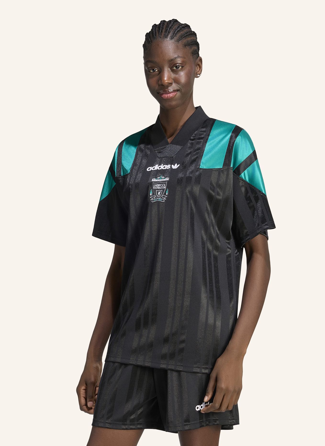 adidas LIVERPOOL FC EQT TRIKOT: SCHWARZ / GRÜN