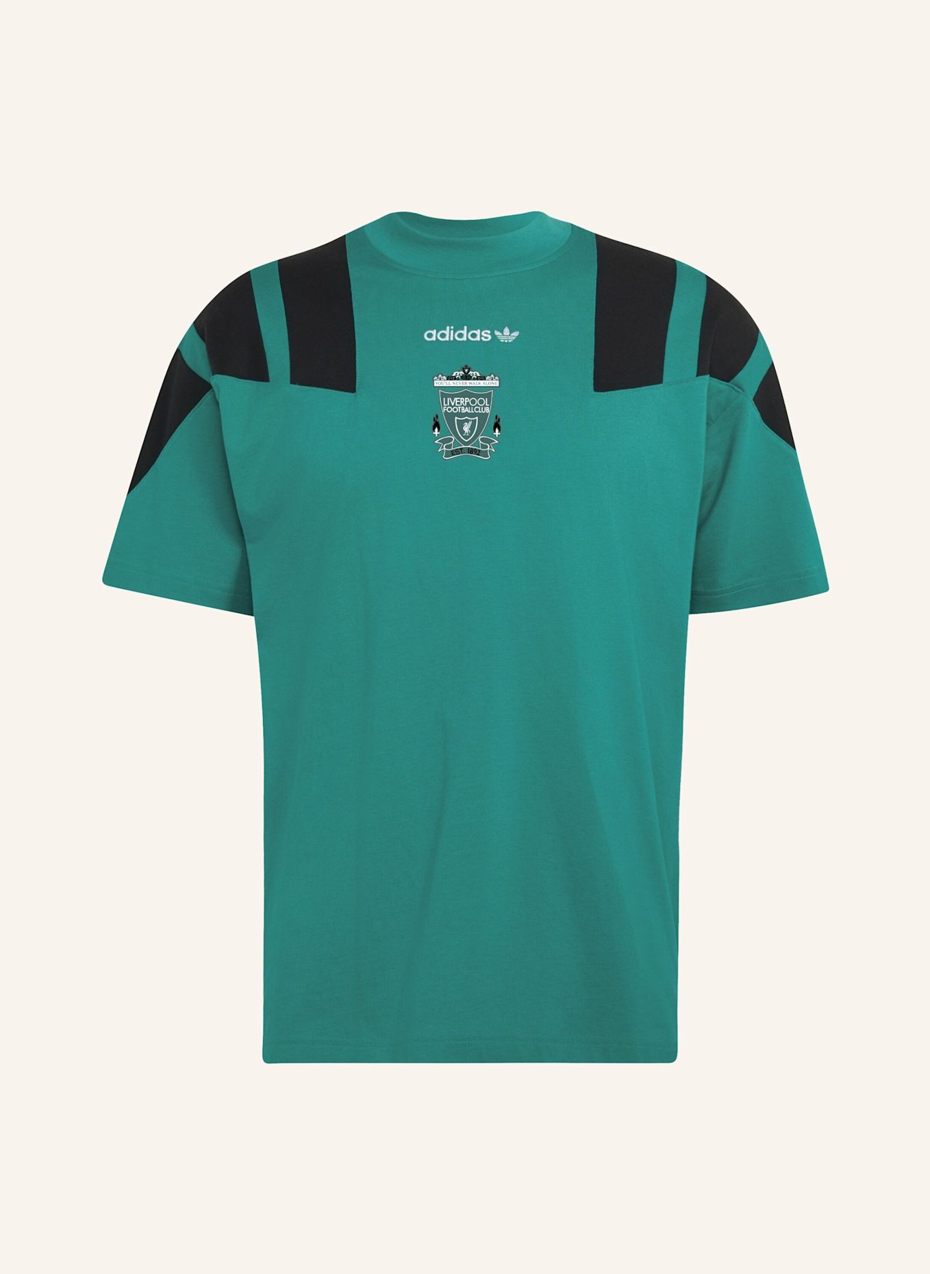 adidas LIVERPOOL FC EQT T-SHIRT: GRÜN / SCHWARZ