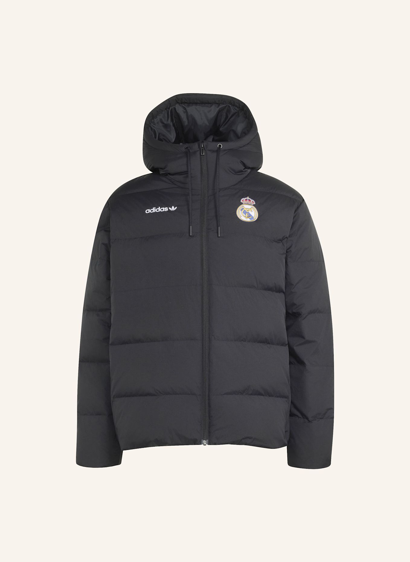adidas REAL MADRID EQT DAUNENJACKE: SCHWARZ