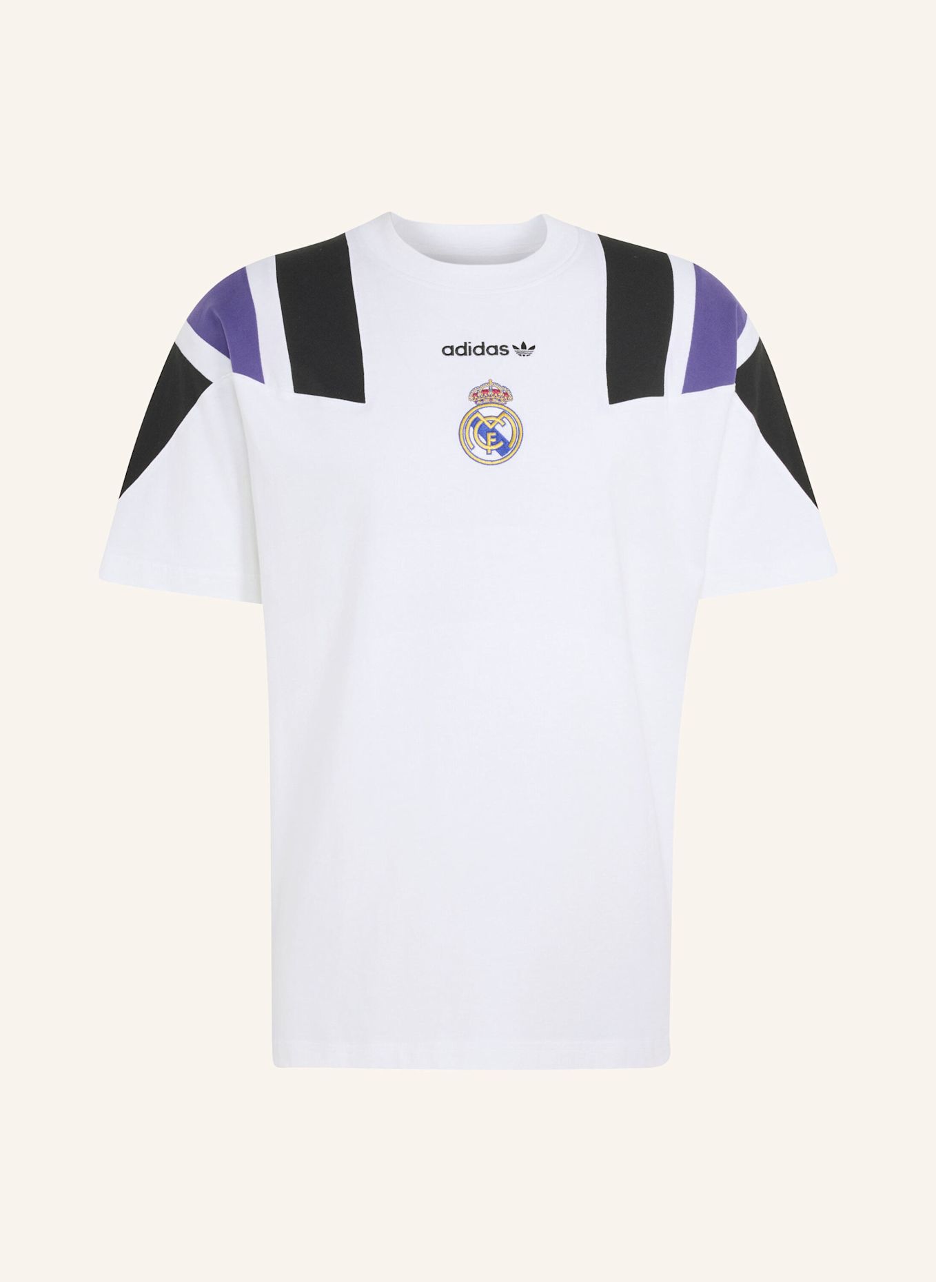 adidas REAL MADRID EQT T-SHIRT: WEISS