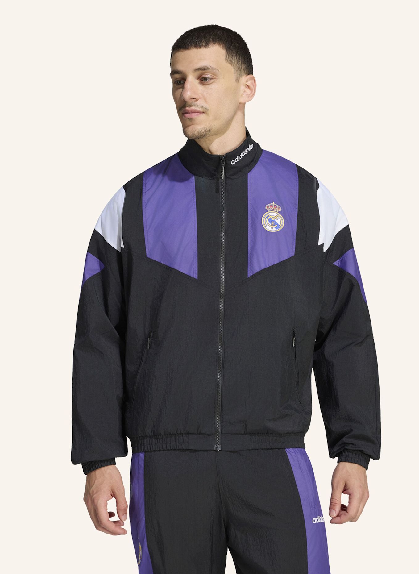 adidas REAL MADRID EQT TRAININGSJACKE: SCHWARZ