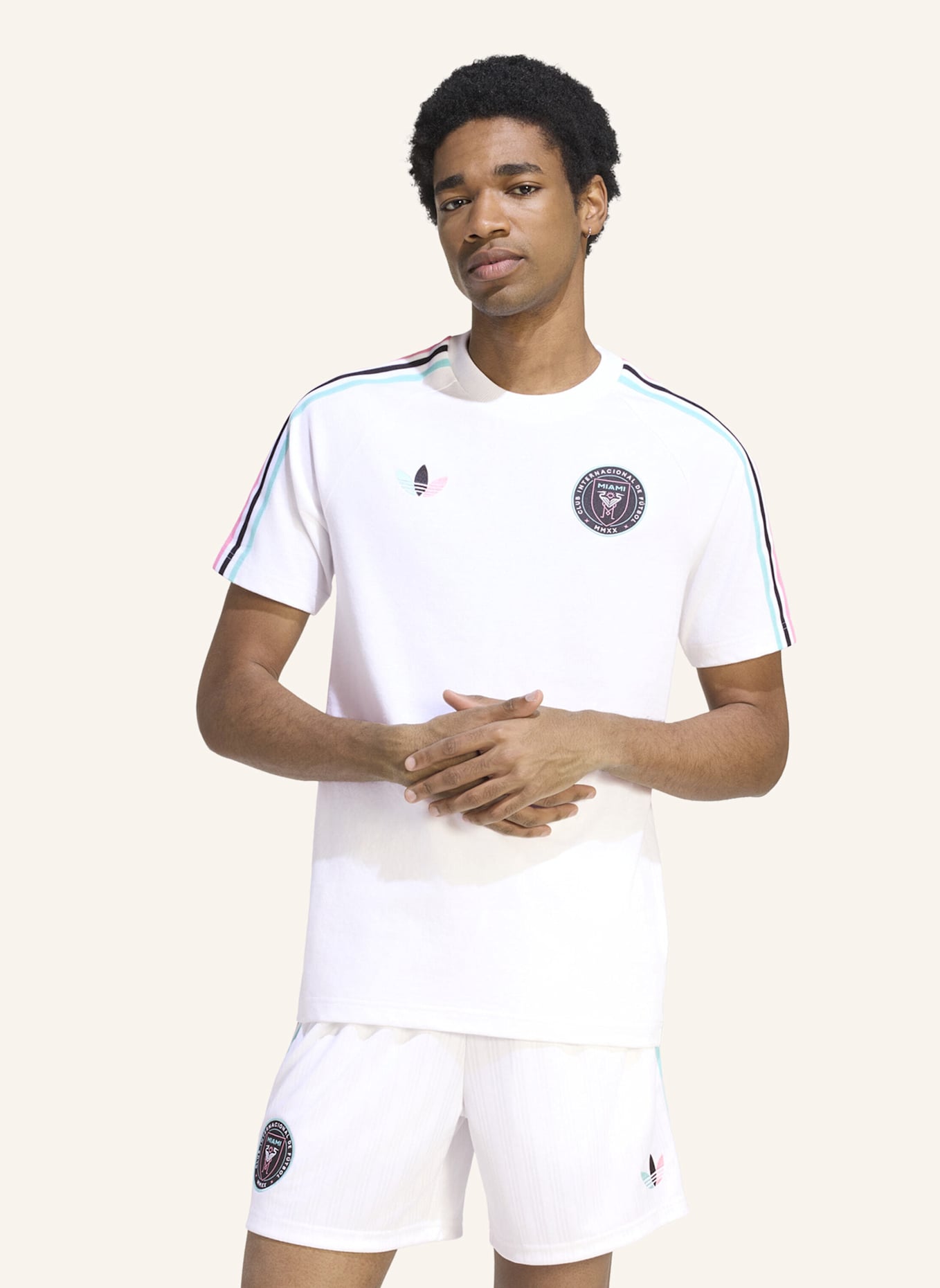 adidas INTER MIAMI ORIGINALS T-SHIRT: WEISS