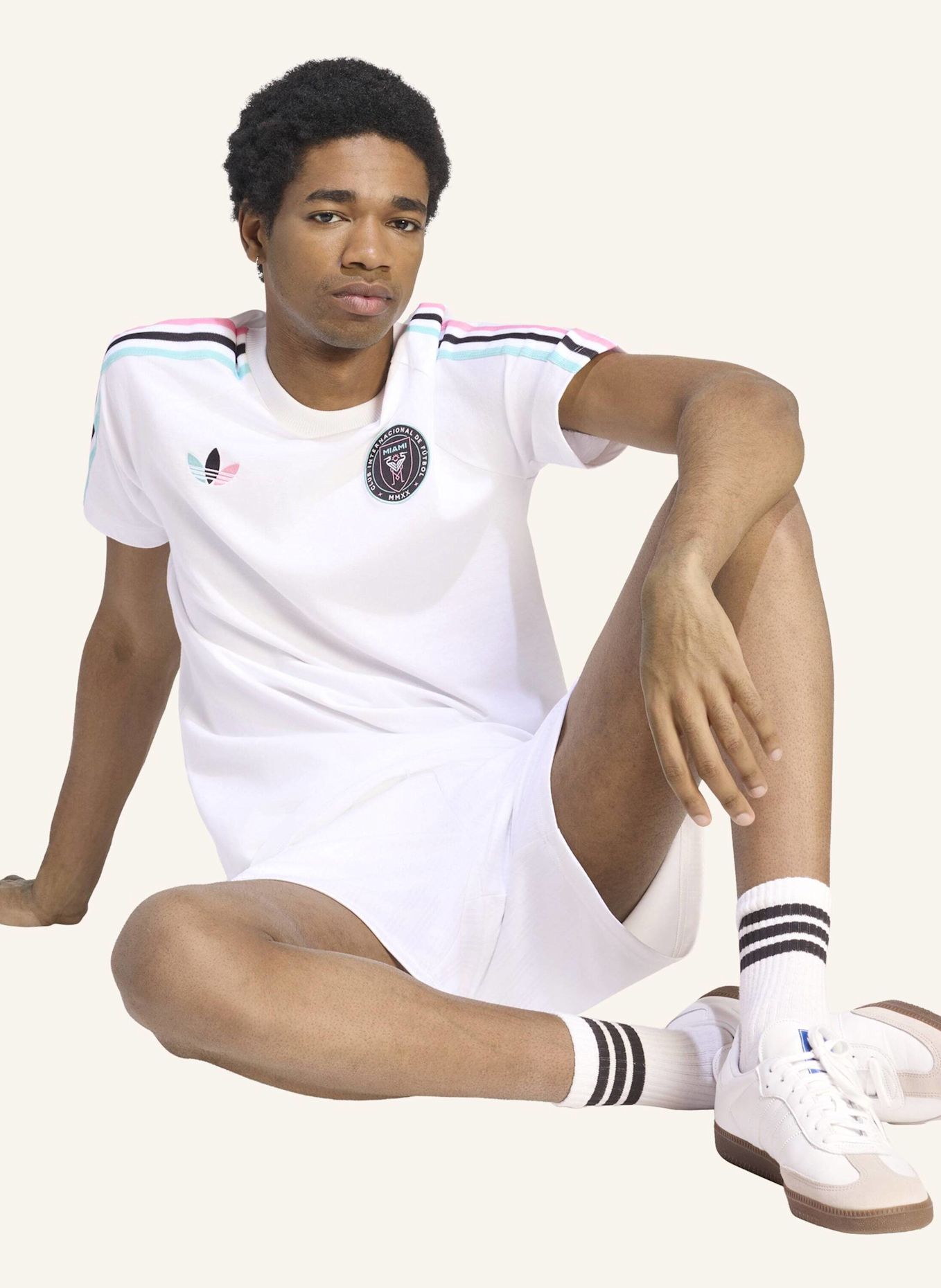 adidas INTER MIAMI ORIGINALS T-SHIRT: WEISS