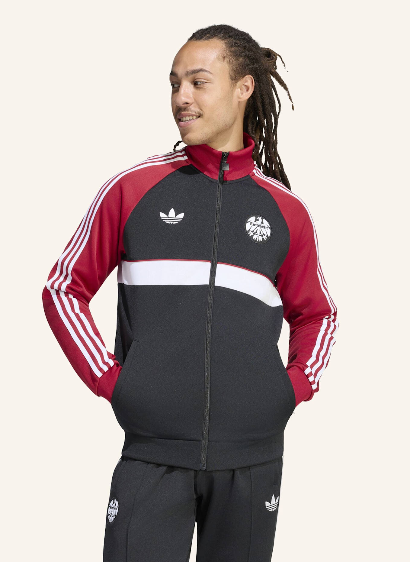 adidas EINTRACHT FRANKFURT FC ORIGINALS TRACK TOP: SCHWARZ
