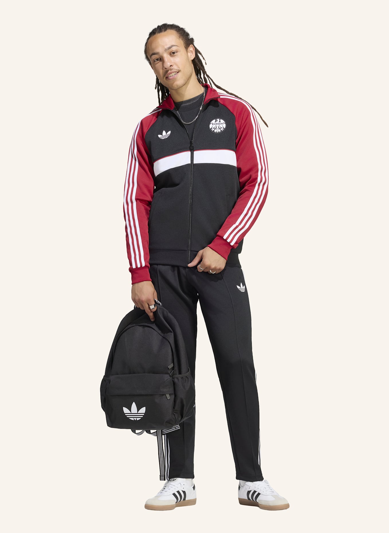 adidas EINTRACHT FRANKFURT FC ORIGINALS TRACK TOP: SCHWARZ