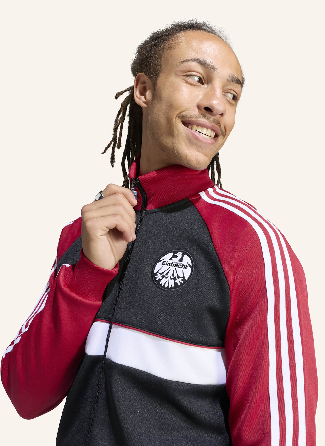 adidas EINTRACHT FRANKFURT FC ORIGINALS TRACK TOP: SCHWARZ