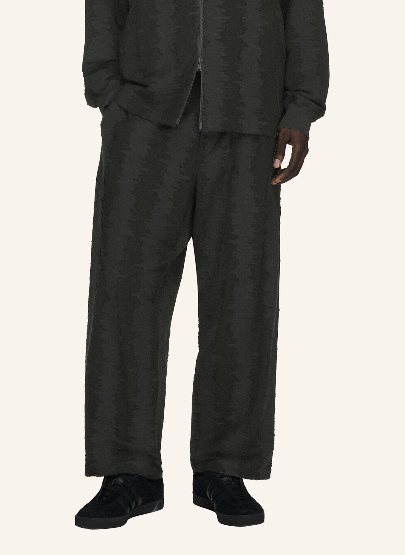 Y-3 Y-3 TRAININGSHOSE, ZIERNAHT: SCHWARZ
