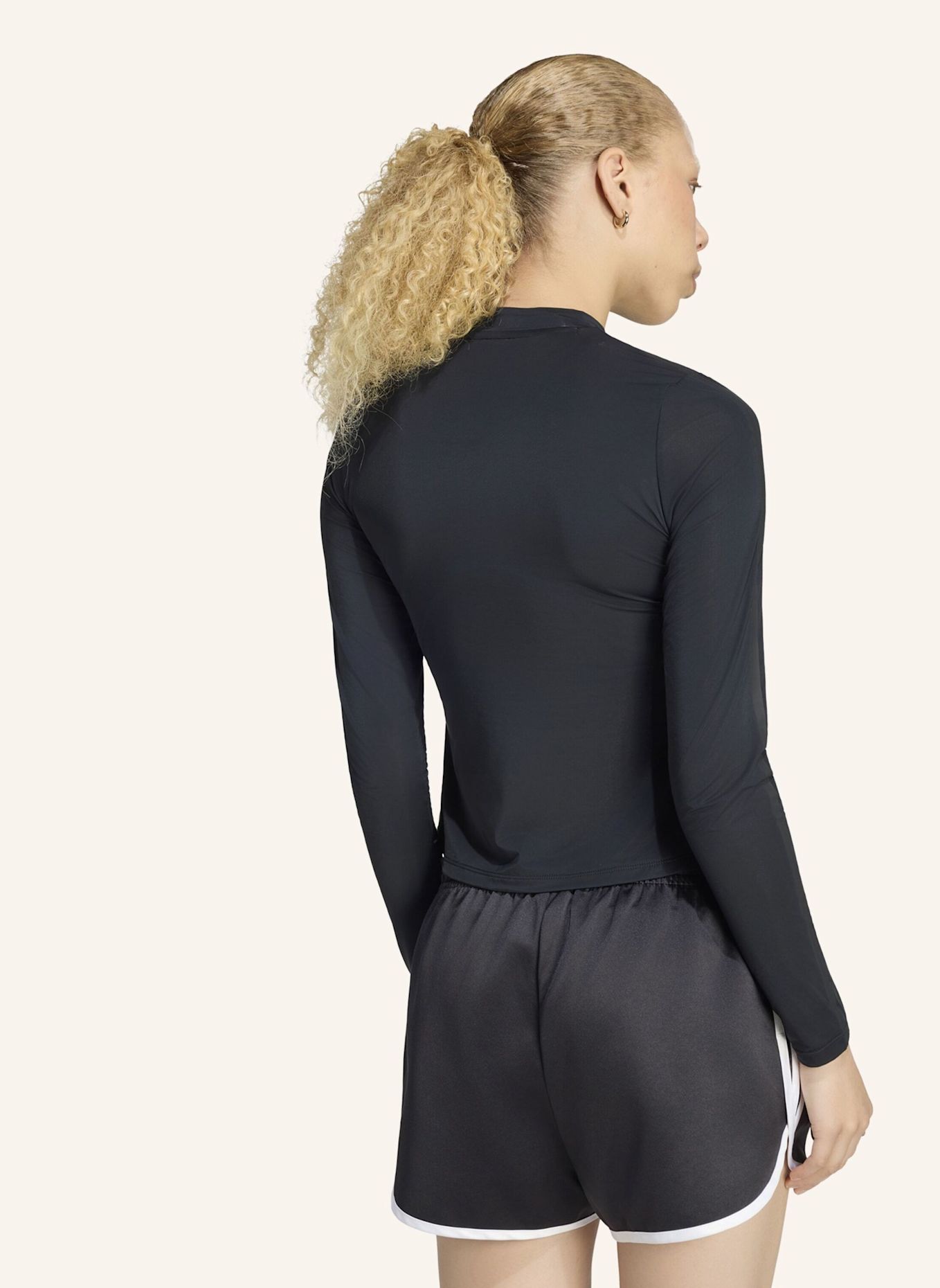 adidas Originals ADIDAS ORIGINALS BY JENNIE LONGSLEEVE, TRANSPARENT: SCHWARZ