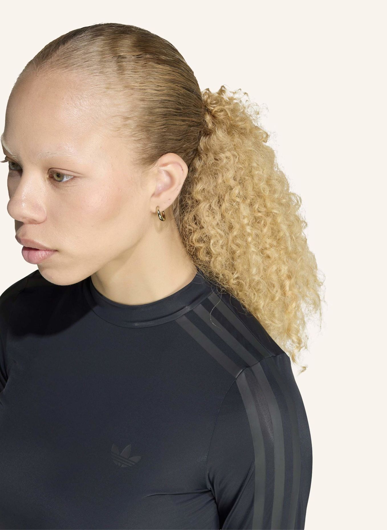 adidas Originals ADIDAS ORIGINALS BY JENNIE LONGSLEEVE, TRANSPARENT: SCHWARZ