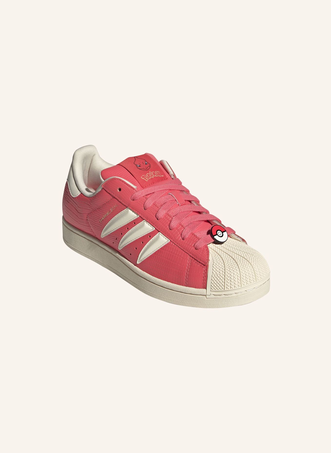 adidas Originals ADIDAS POKÉMON SUPERSTAR II SCHUH: ROT / WEISS