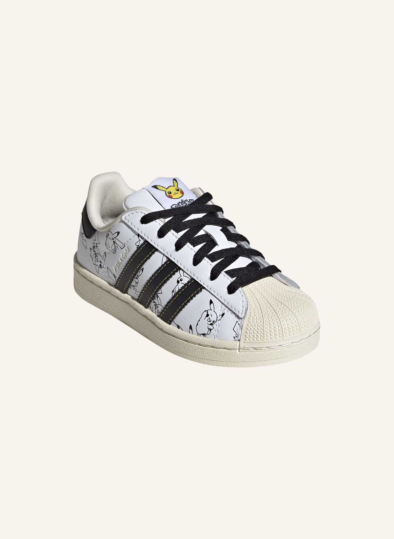 adidas Originals ADIDAS POKÉMON SUPERSTAR II SCHUH: WEISS / SCHWARZ / GOLD