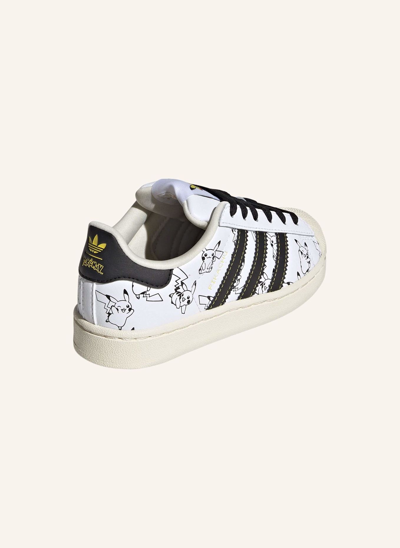 adidas Originals ADIDAS POKÉMON SUPERSTAR II SCHUH: WEISS / SCHWARZ / GOLD