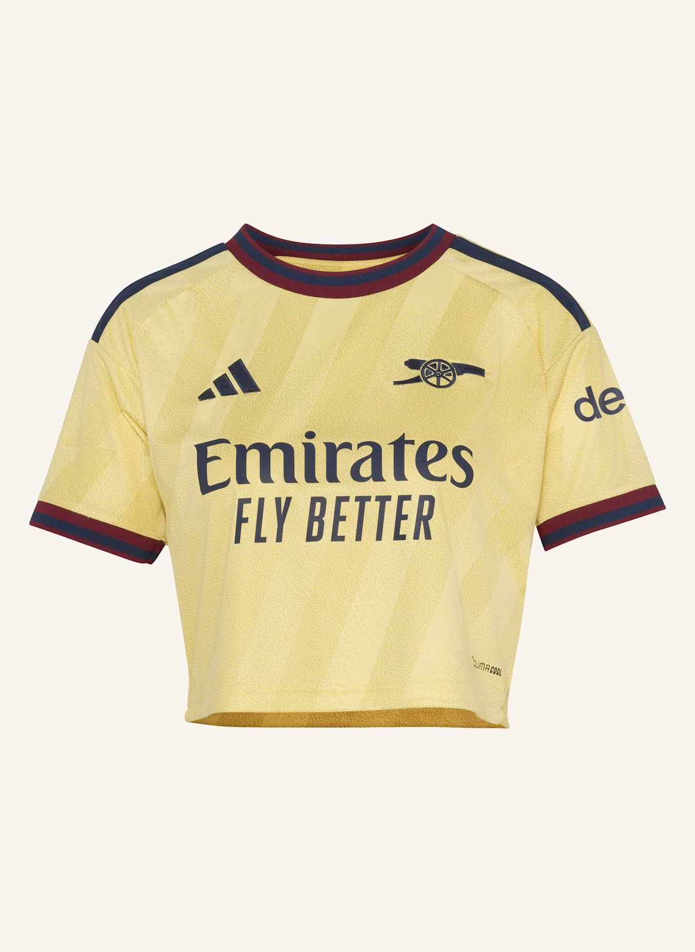 adidas FC ARSENAL 26/27 AUSWEICHTRIKOT, KÜRZER GESCHNITTEN: GELB