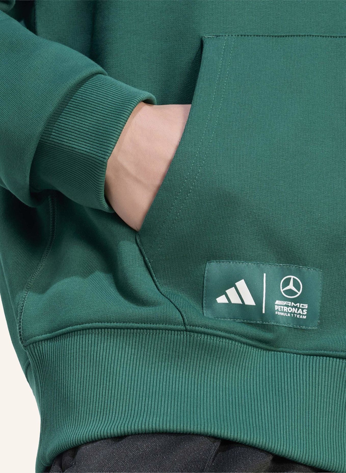 adidas MERCEDES - AMG PETRONAS FORMULA 1 TEAM MEXIKO CITY HOODIE: GRÜN
