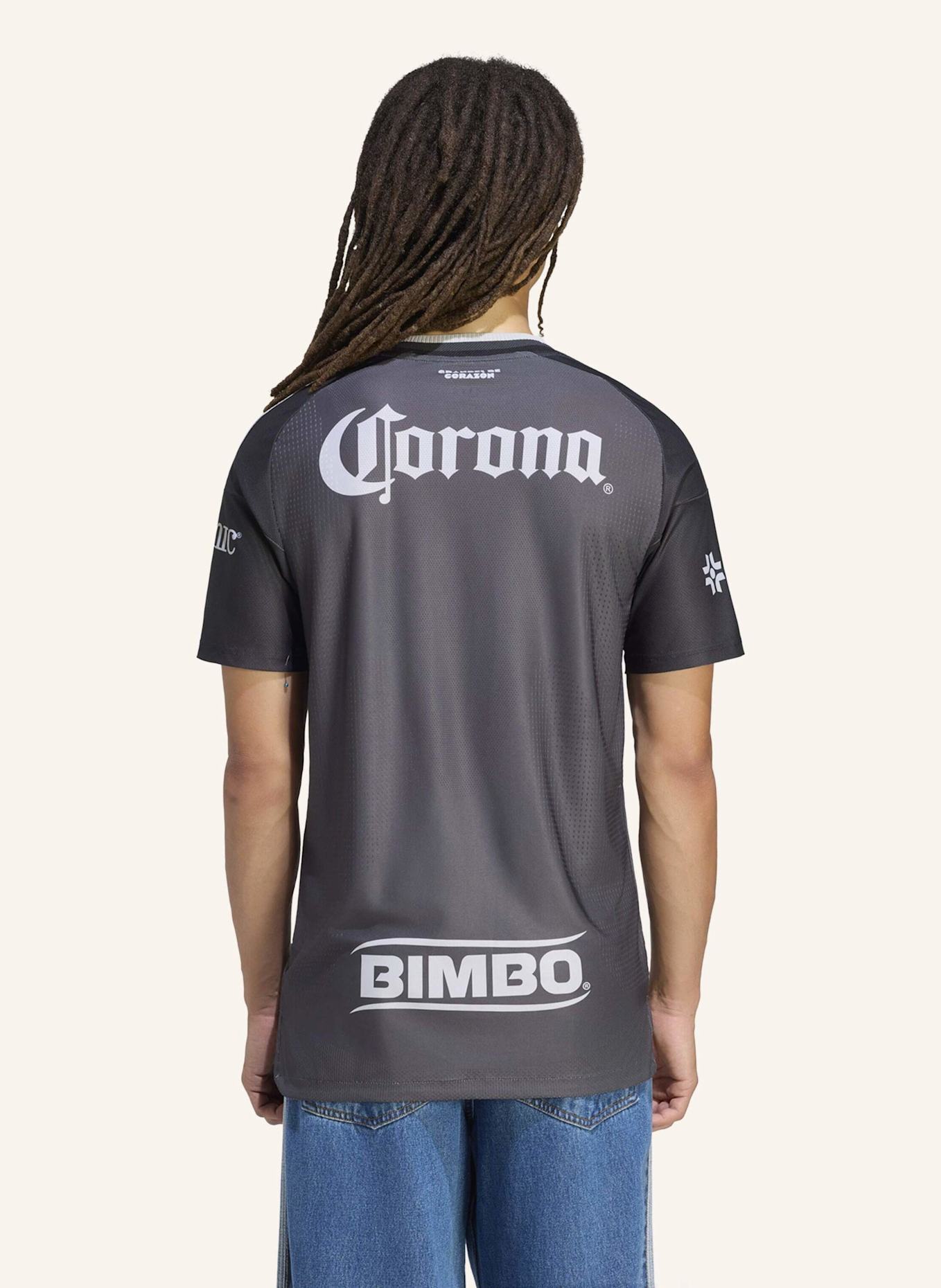 adidas CLUB AMERICA 26/27 AUTHENTIC AUSWÄRTSTRIKOT: SCHWARZ/ GRAU