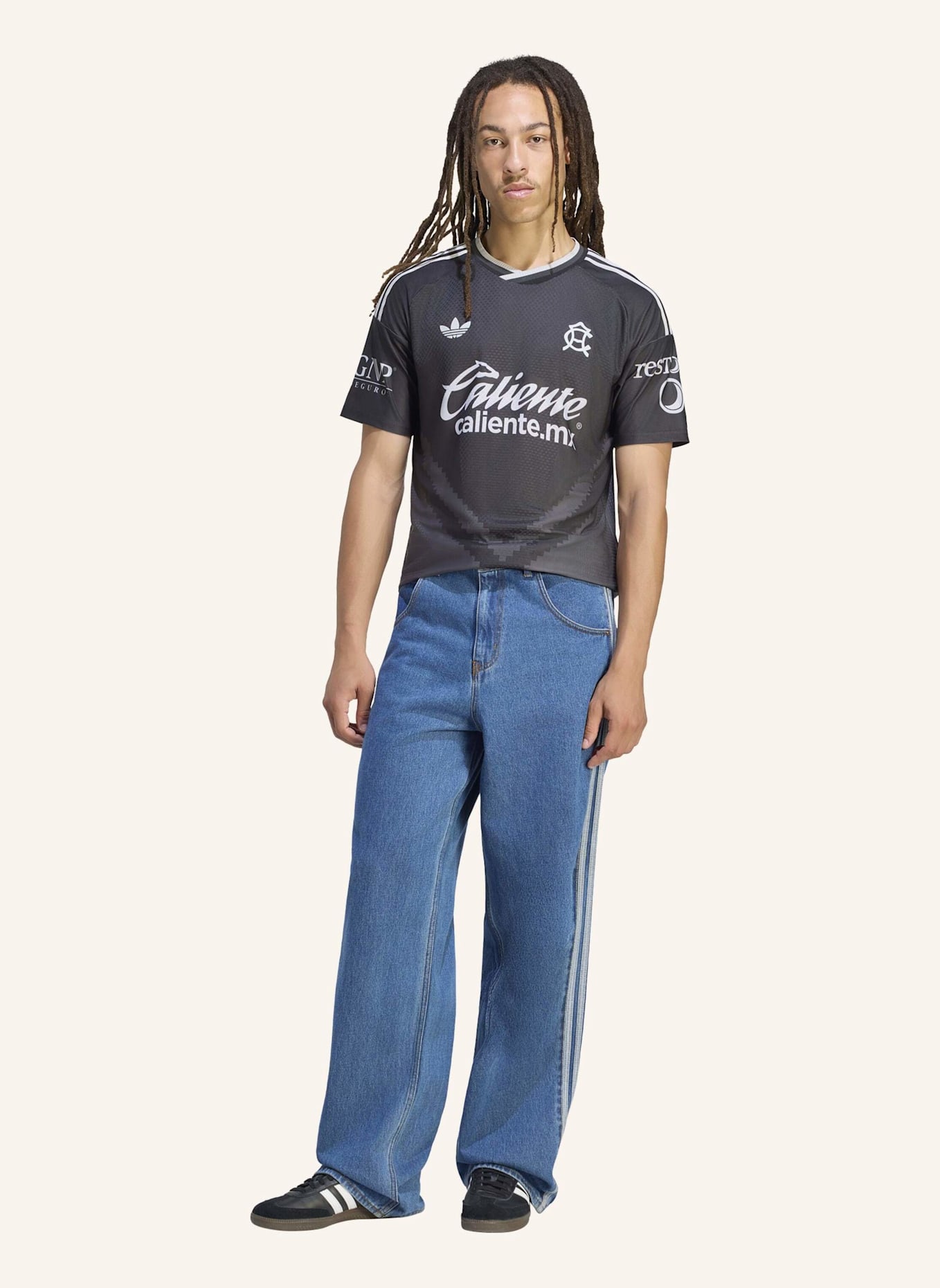 adidas CLUB AMERICA 26/27 AUTHENTIC AUSWÄRTSTRIKOT: SCHWARZ/ GRAU