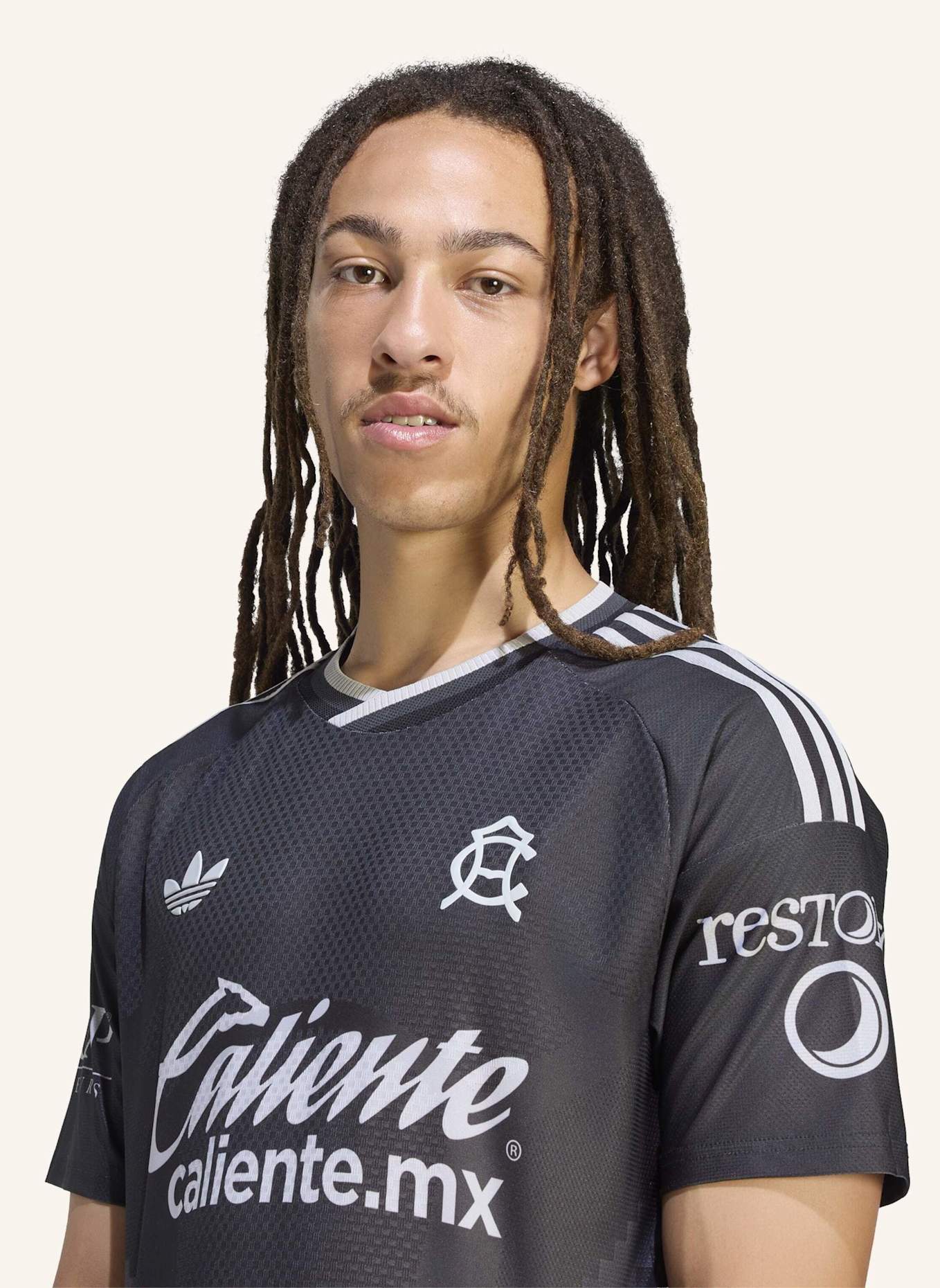 adidas CLUB AMERICA 26/27 AUTHENTIC AUSWÄRTSTRIKOT: SCHWARZ/ GRAU