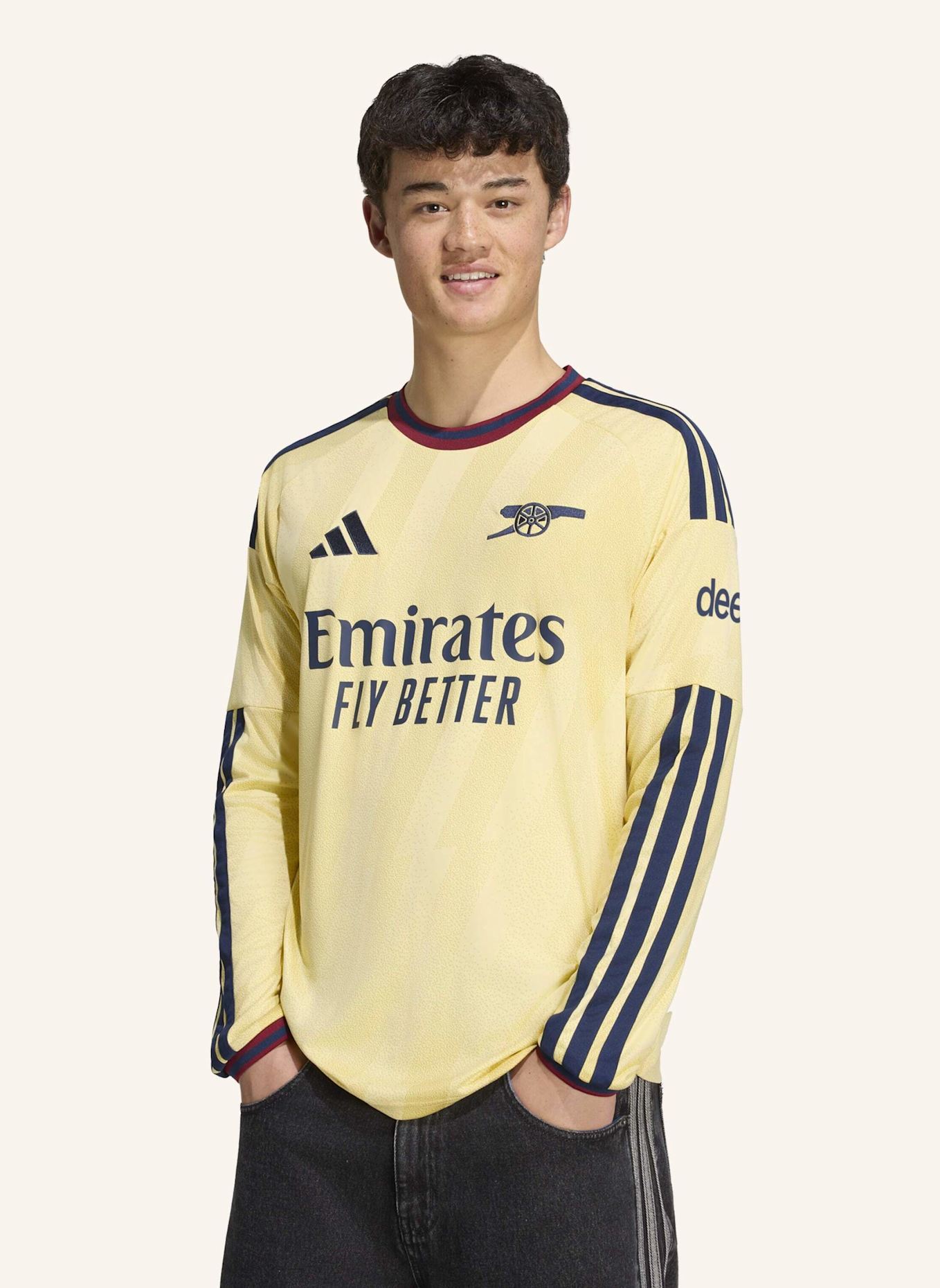 adidas FC ARSENAL 26/27 AUSWEICHTRIKOT, LANGÄRMLIG: GELB