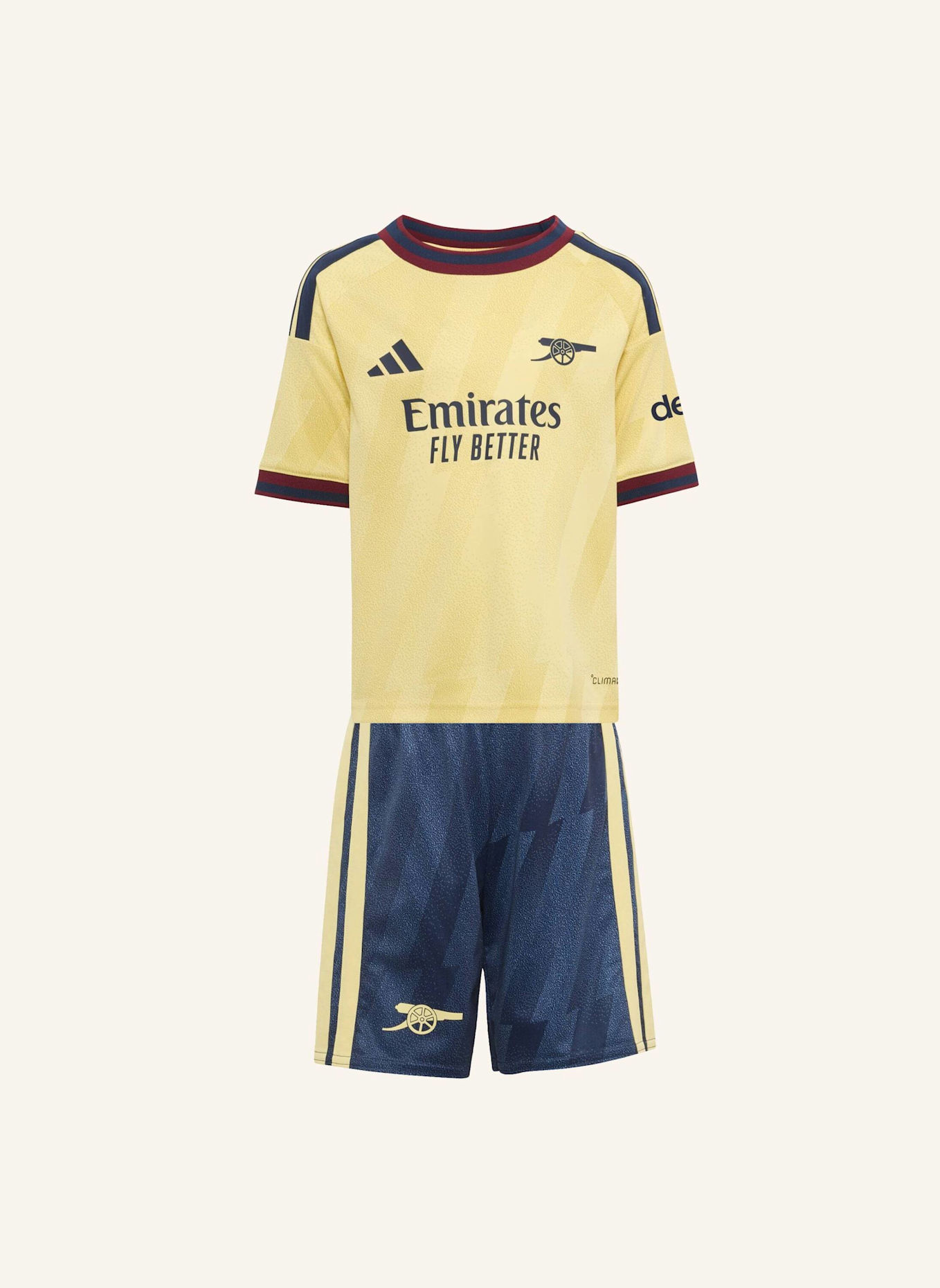 adidas FC ARSENAL 26/27 KIDS AUSWEICHAUSRÜSTUNG: GELB