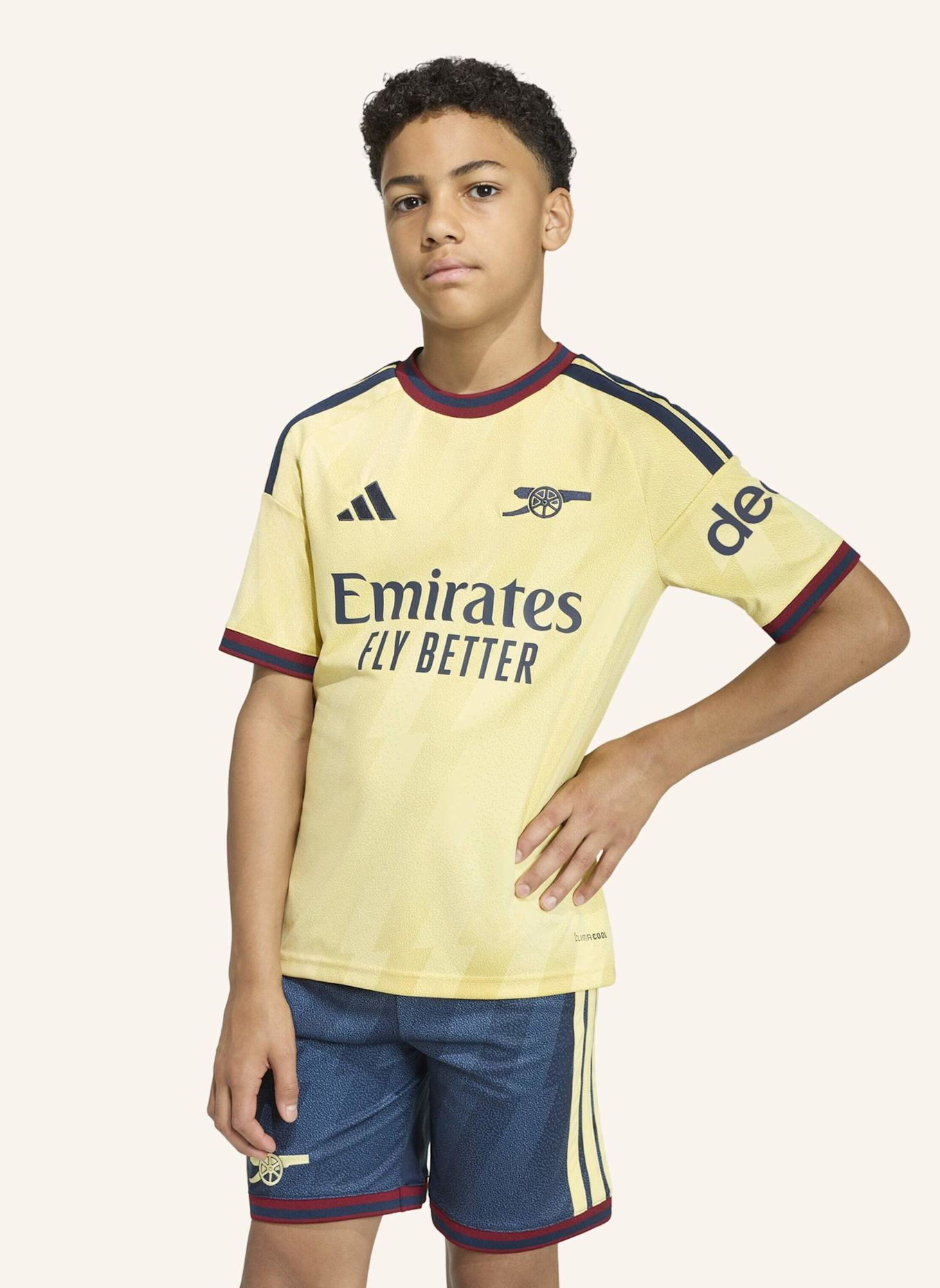 adidas FC ARSENAL 26/27 KIDS AUSWEICHTRIKOT: GELB