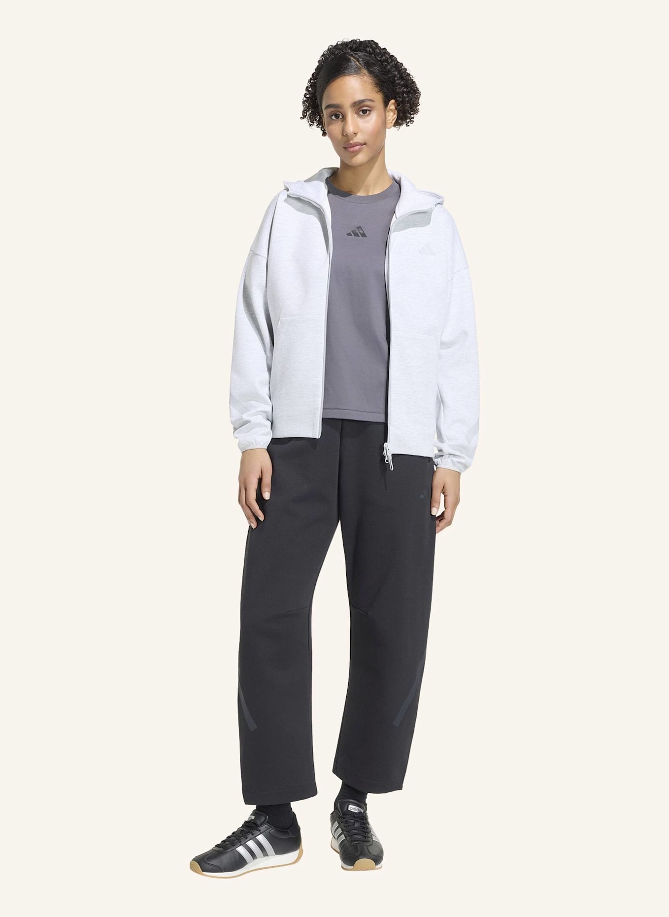 adidas Sweatjacke Z.N.E.: GRAU