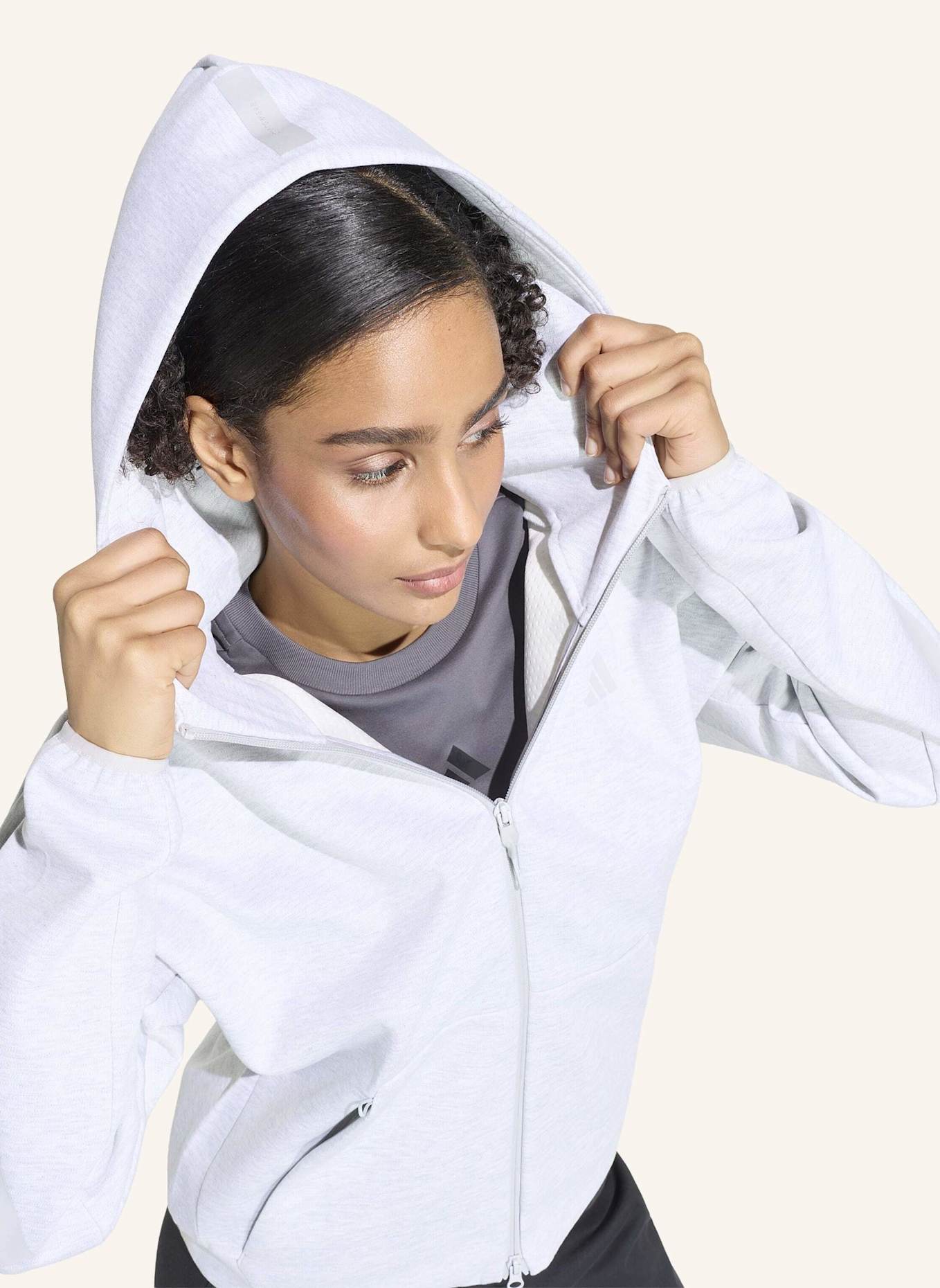 adidas Sweatjacke Z.N.E.: GRAU