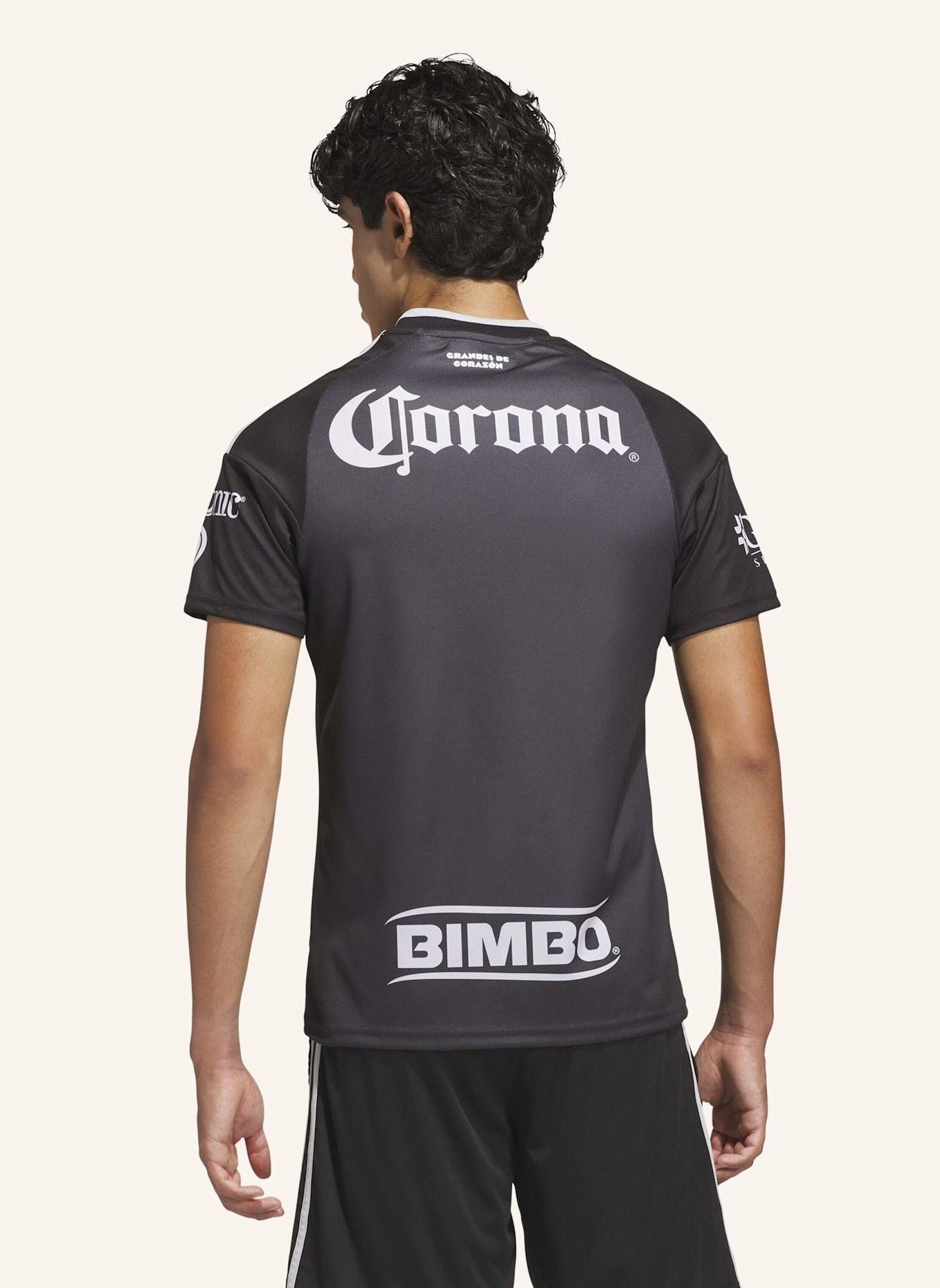 adidas CLUB AMERICA 26/27 AUSWÄRTSTRIKOT: SCHWARZ / GRAU