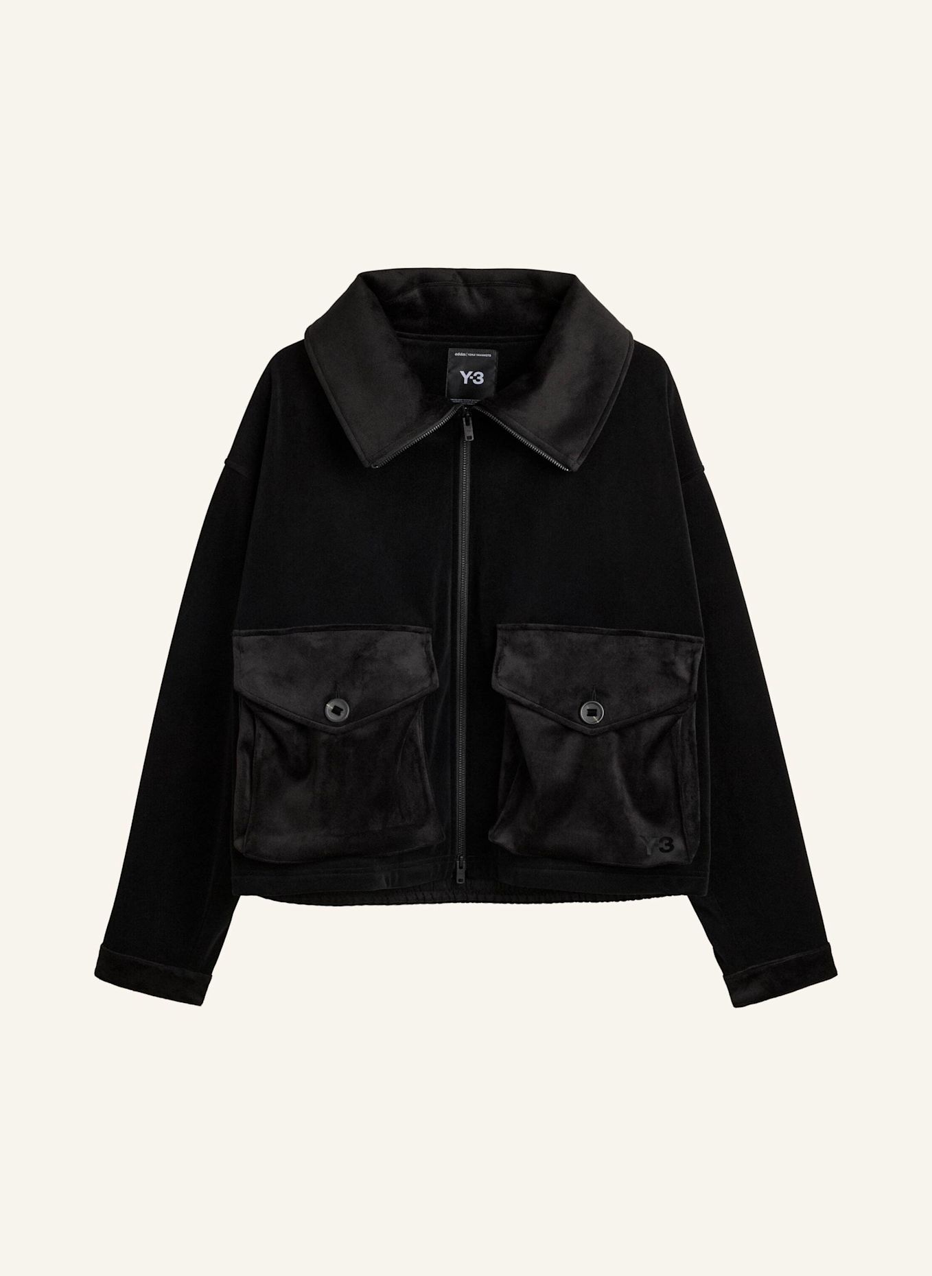 Y-3 Y-3 UTILITY BLOUSONJACKE, SAMT, CORD: SCHWARZ