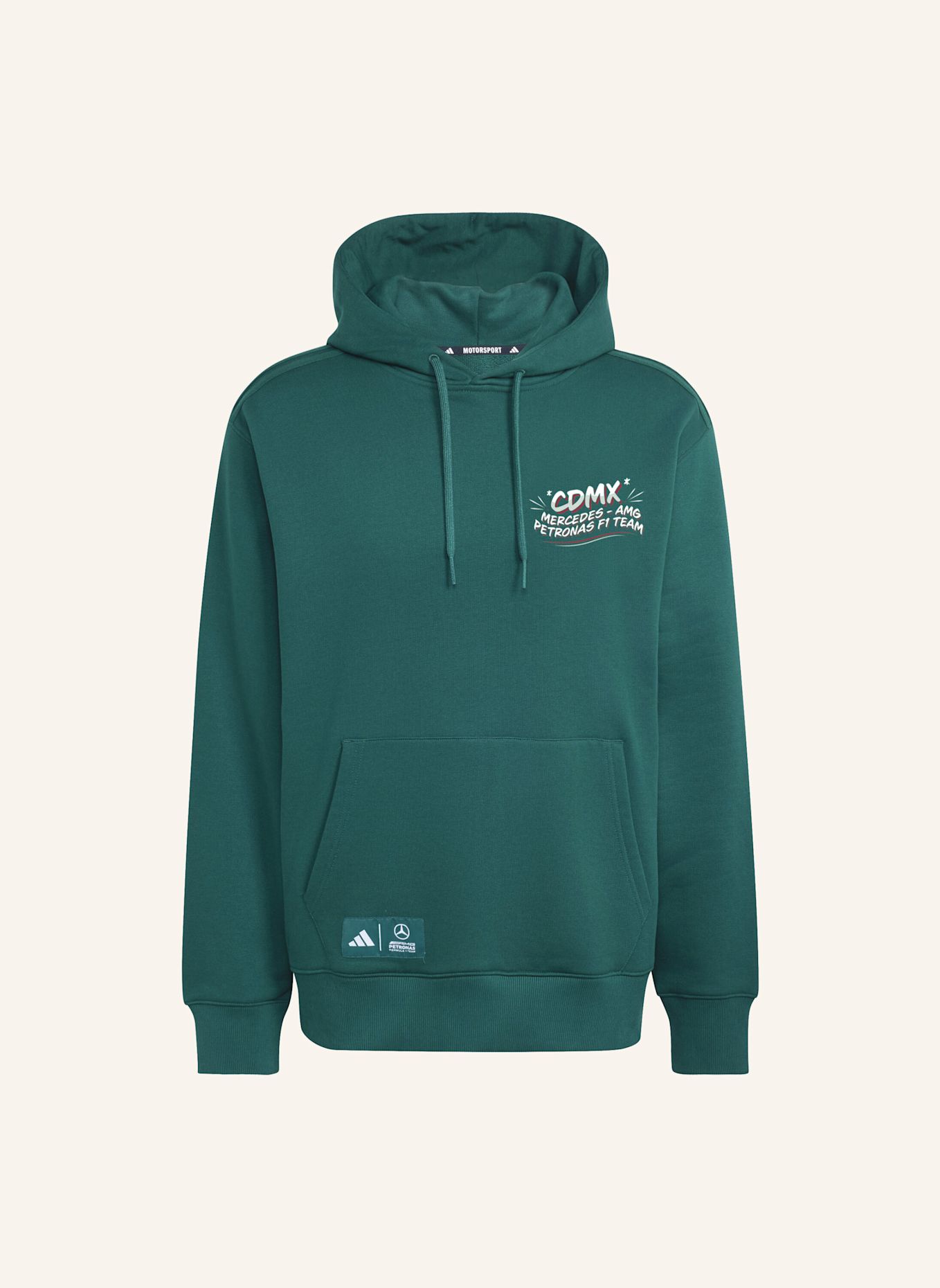 adidas MERCEDES - AMG PETRONAS FORMULA 1 TEAM MEXIKO CITY HOODIE: GRÜN