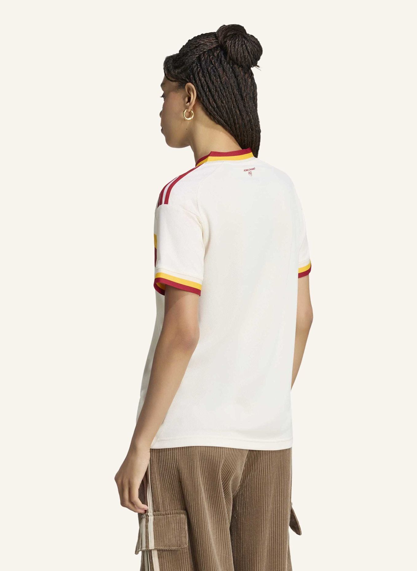 adidas AS ROM 26/27 AUSWÄRTSTRIKOT: WEISS