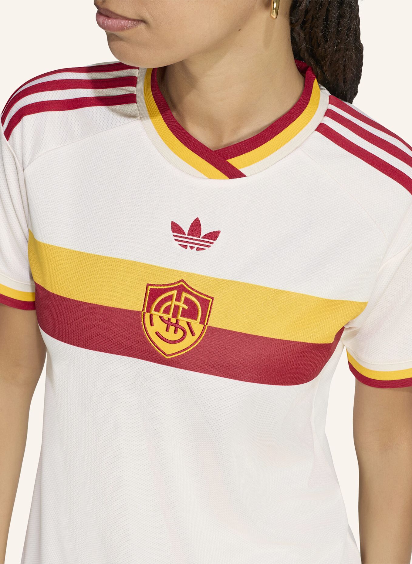 adidas AS ROM 26/27 AUSWÄRTSTRIKOT: WEISS
