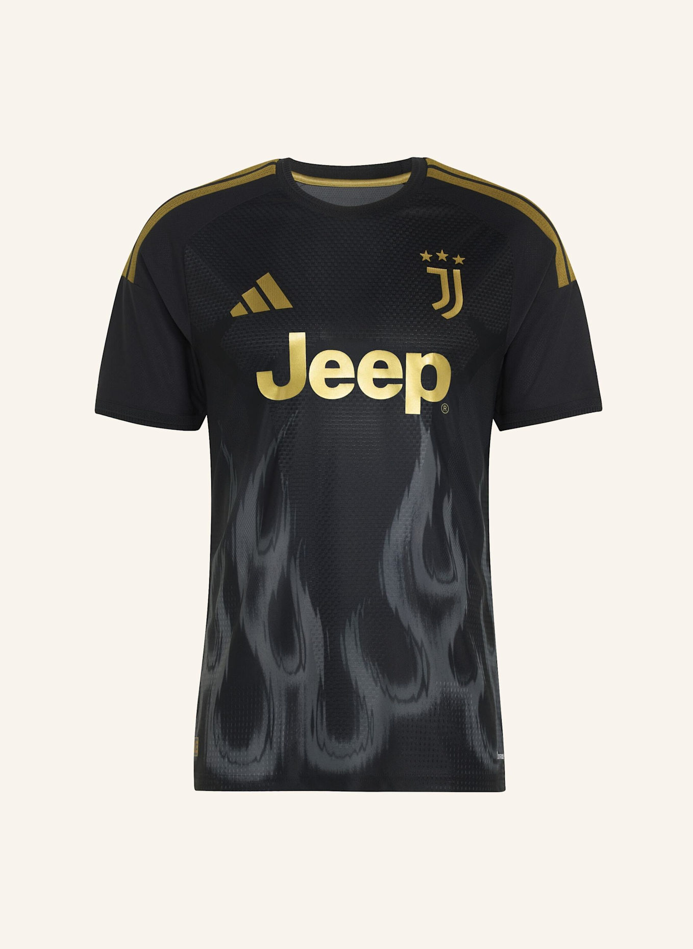 adidas JUVENTUS TURIN 26/27 AUTHENTIC AUSWEICHTRIKOT: SCHWARZ
