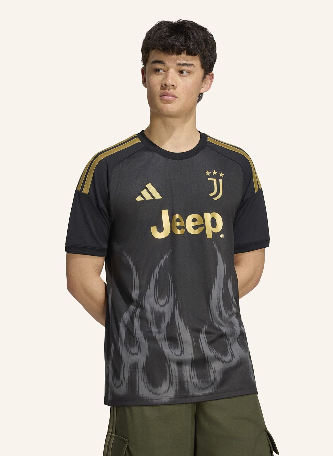 adidas JUVENTUS TURIN 26/27 KIDS AUSWEICHTRIKOT: SCHWARZ