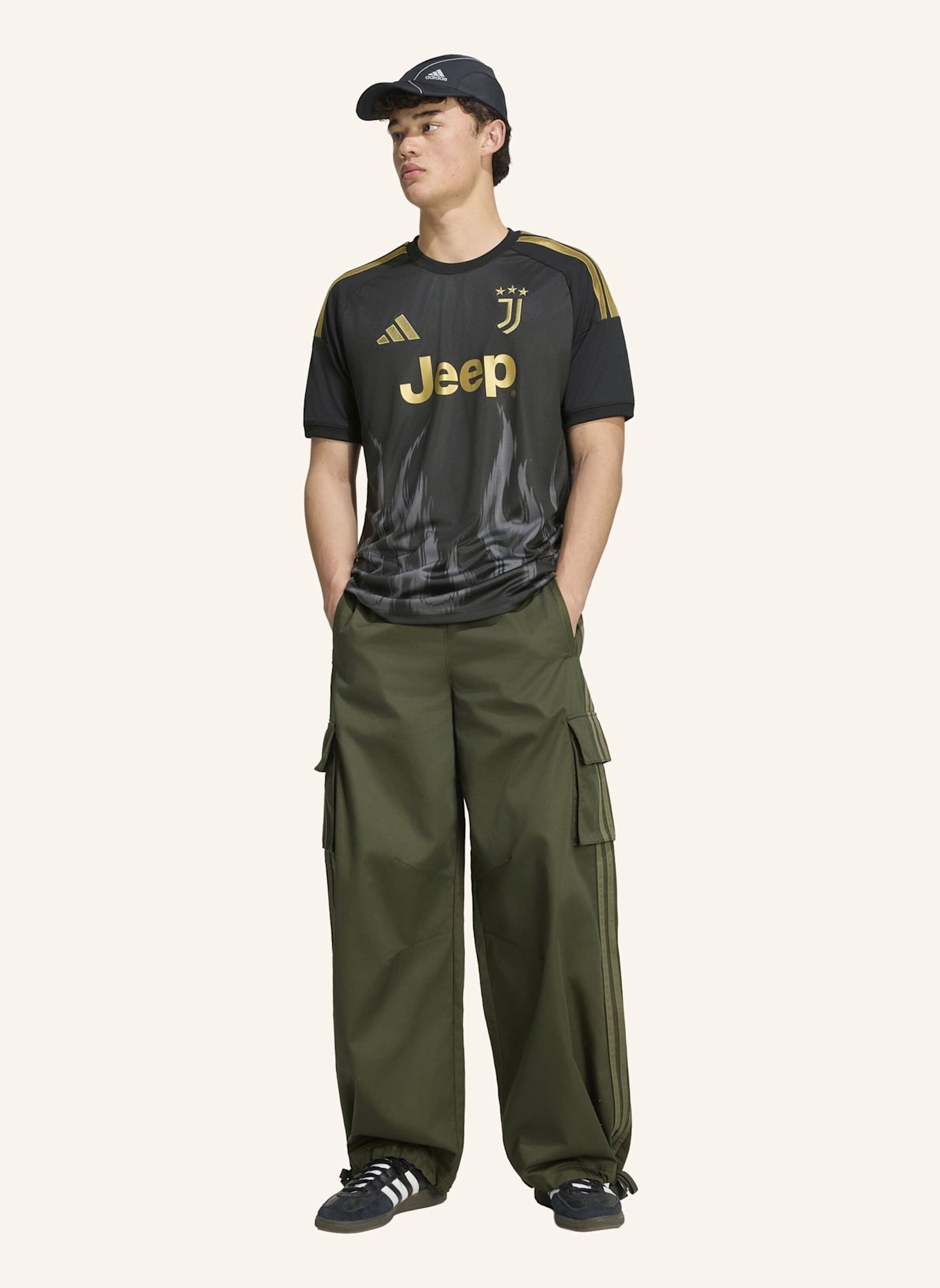 adidas JUVENTUS TURIN 26/27 KIDS AUSWEICHTRIKOT: SCHWARZ